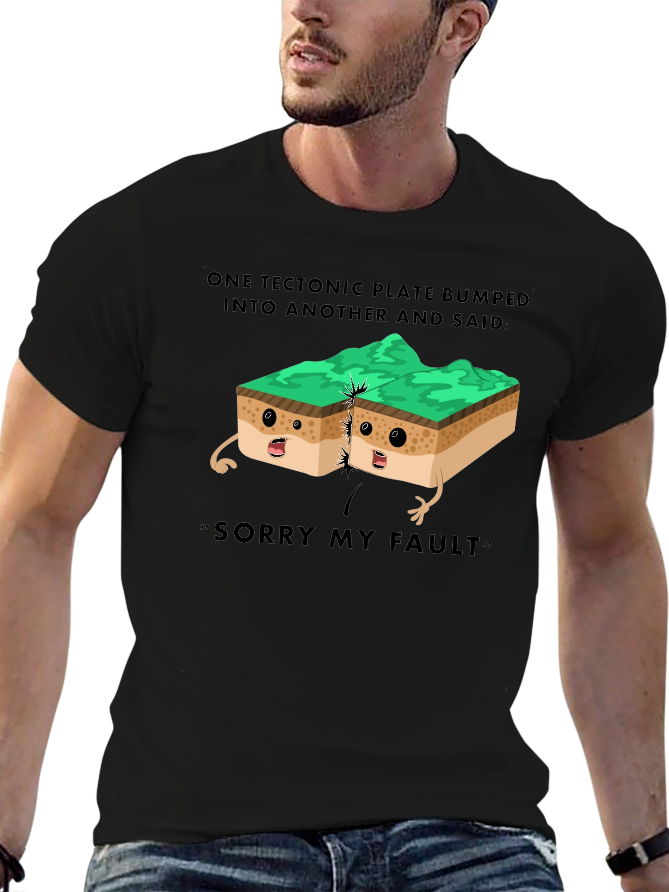 Tectonic Plate Humor T-Shirt Geology Pun Tee