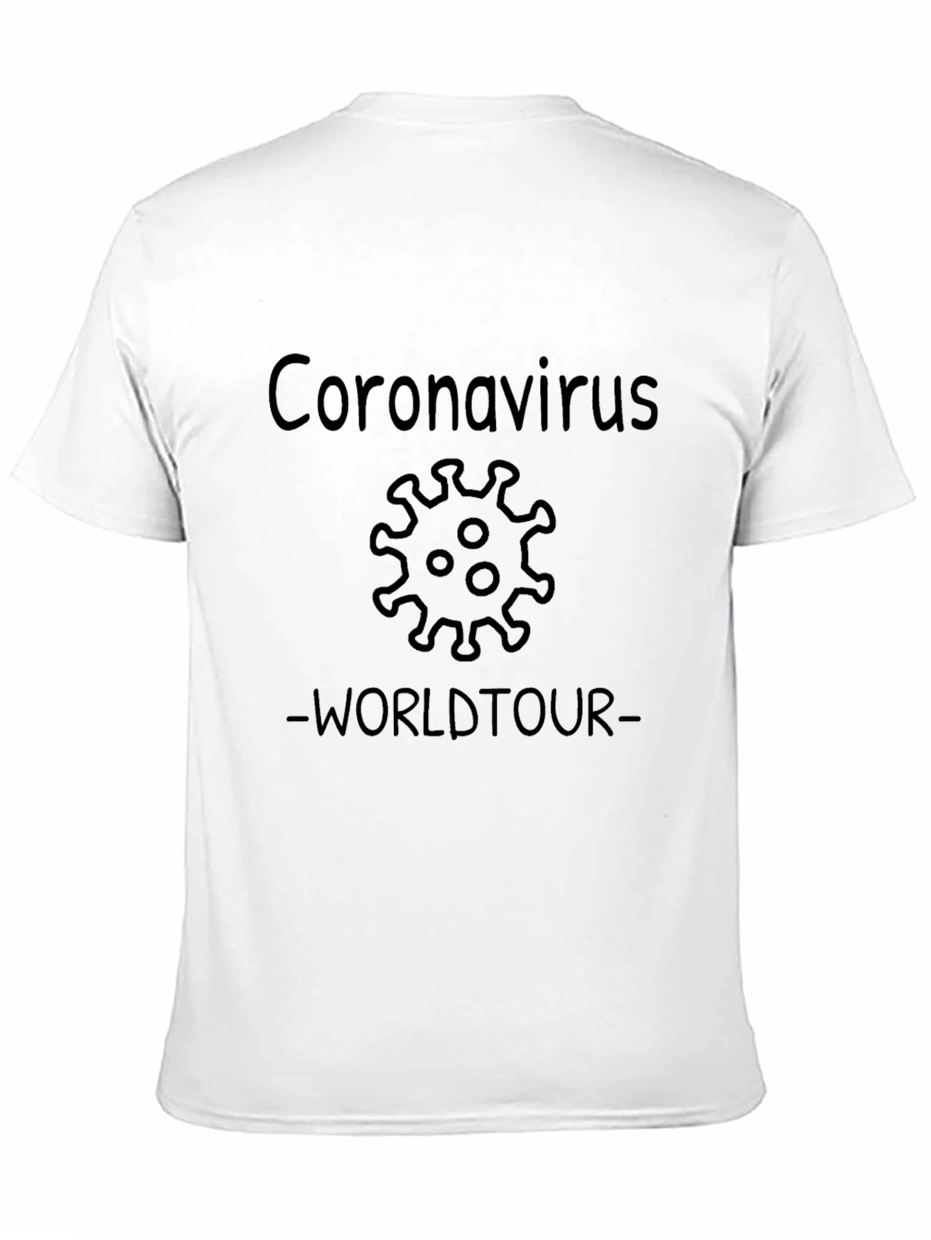 Coronavirus World Tour Black T-Shirt