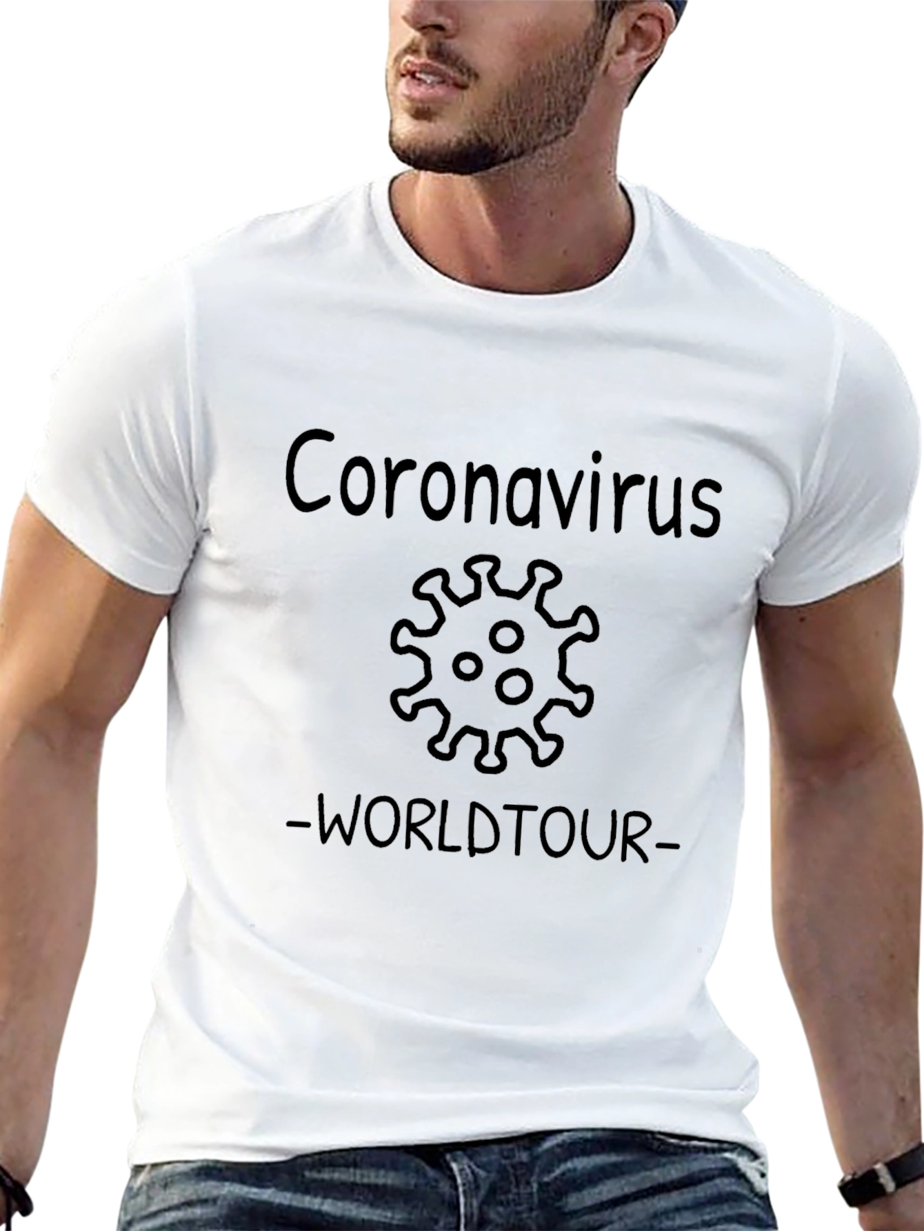 Coronavirus World Tour Black T-Shirt