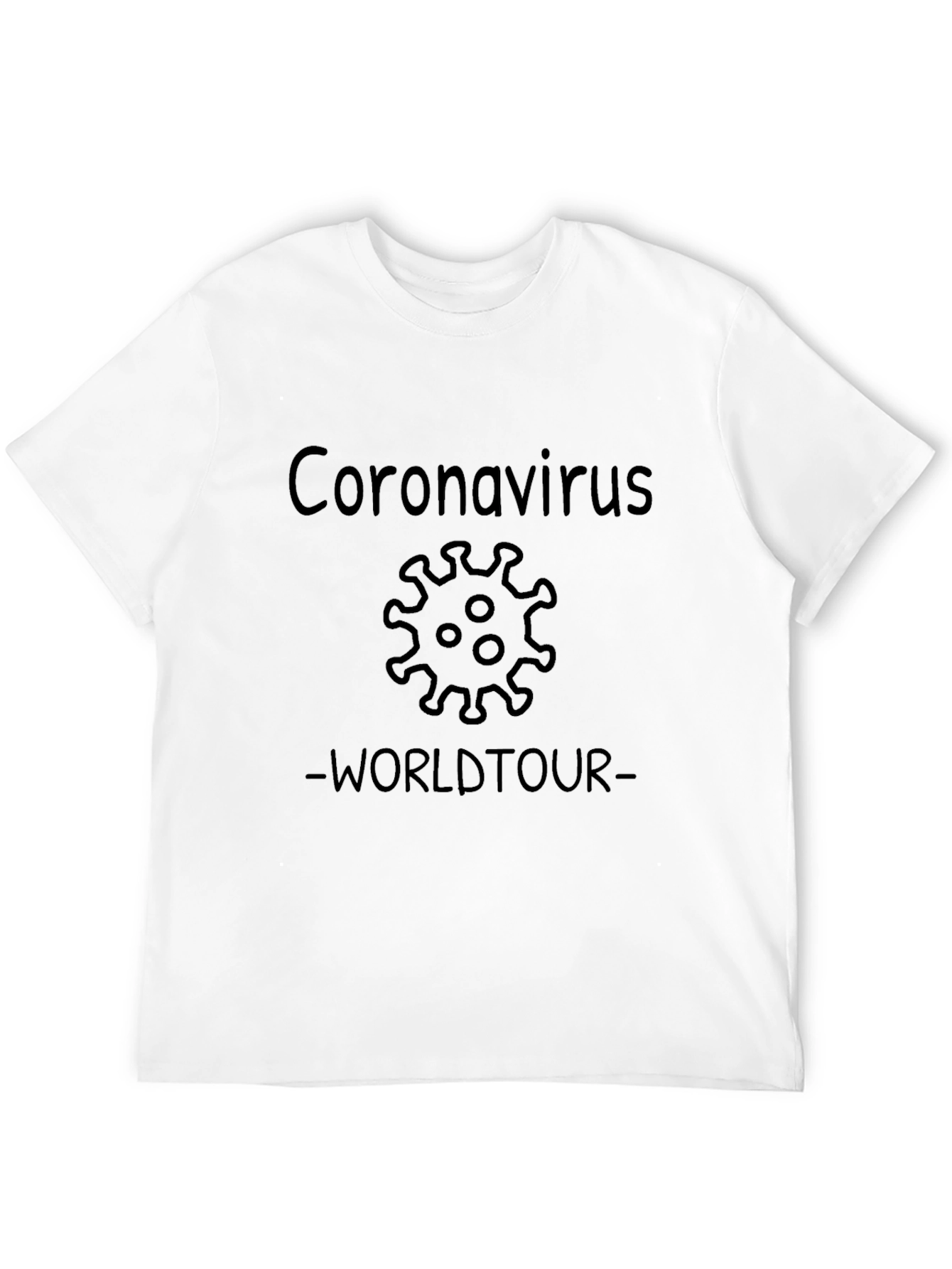 Coronavirus World Tour Black T-Shirt