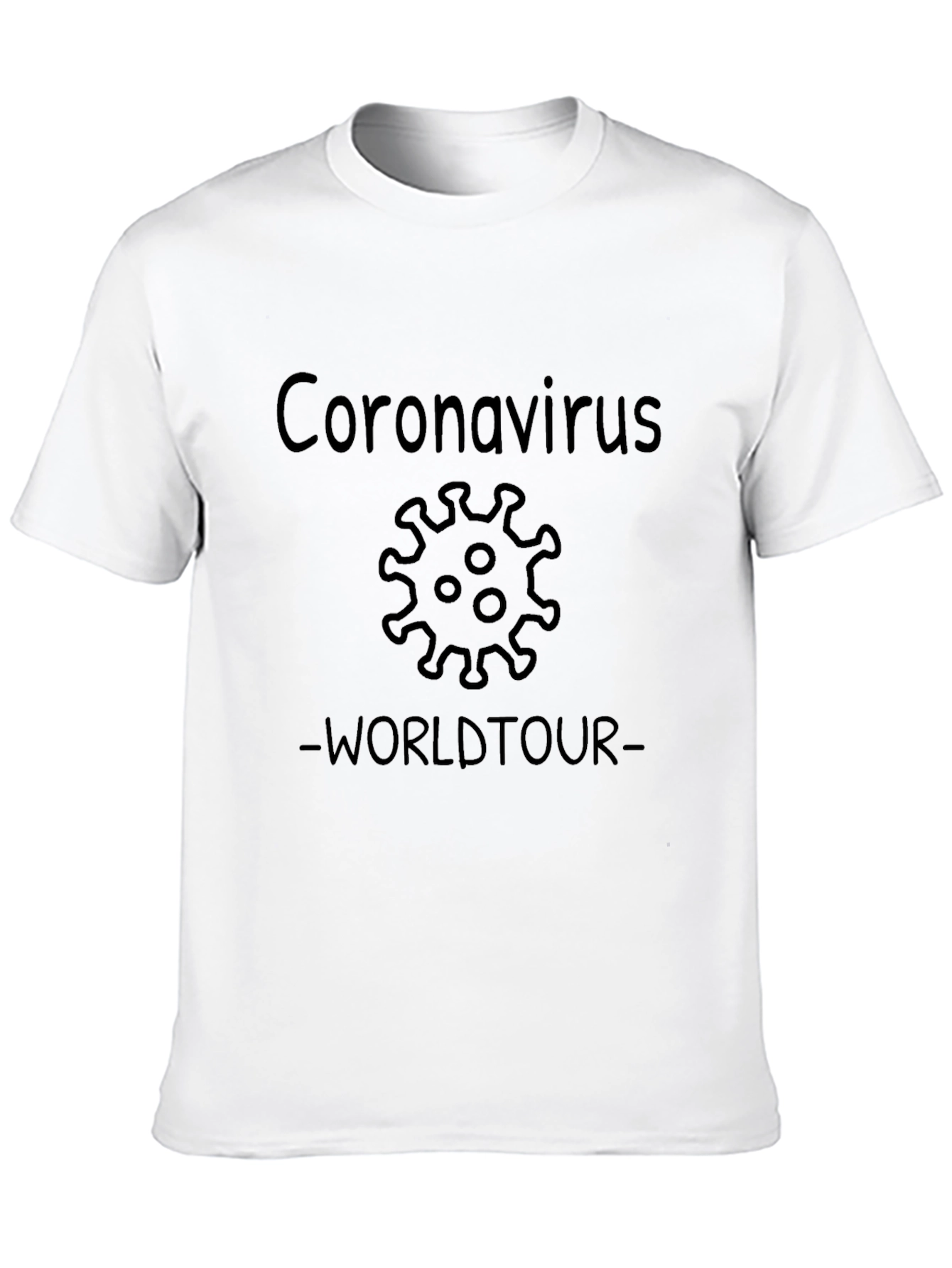 Coronavirus World Tour Black T-Shirt