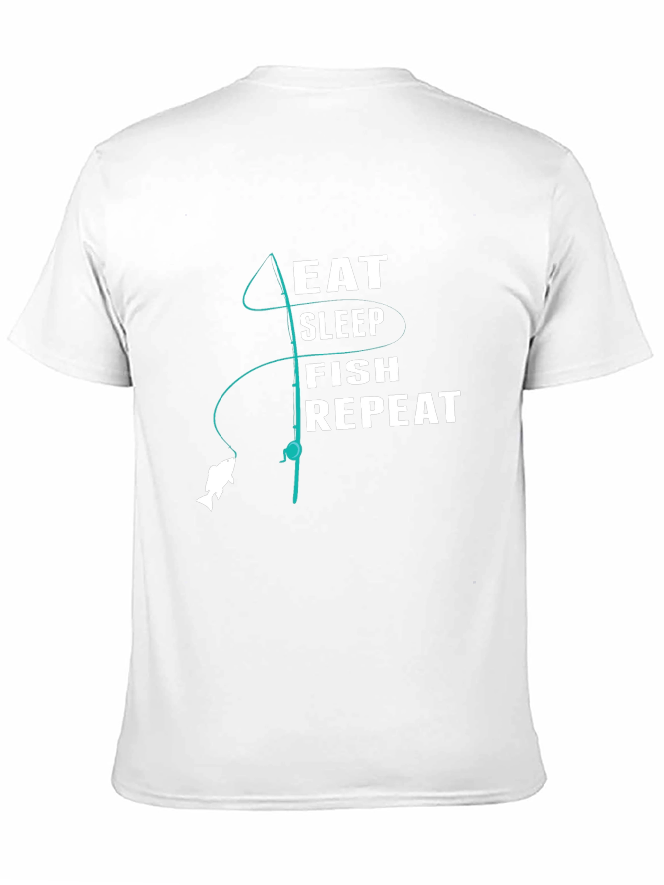 Eat Sleep Fish Repeat Graphic Tee
