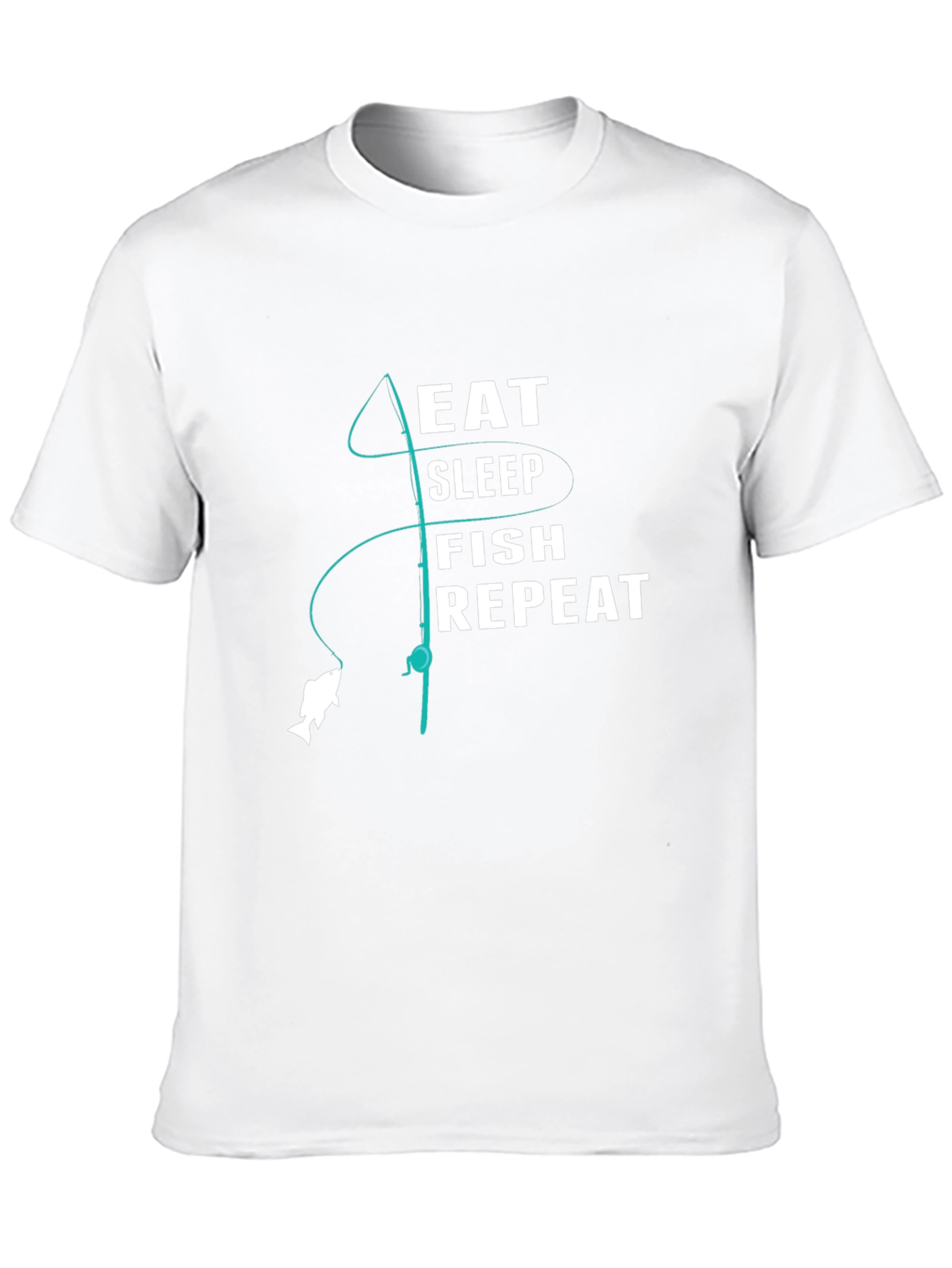 Eat Sleep Fish Repeat Graphic Tee
