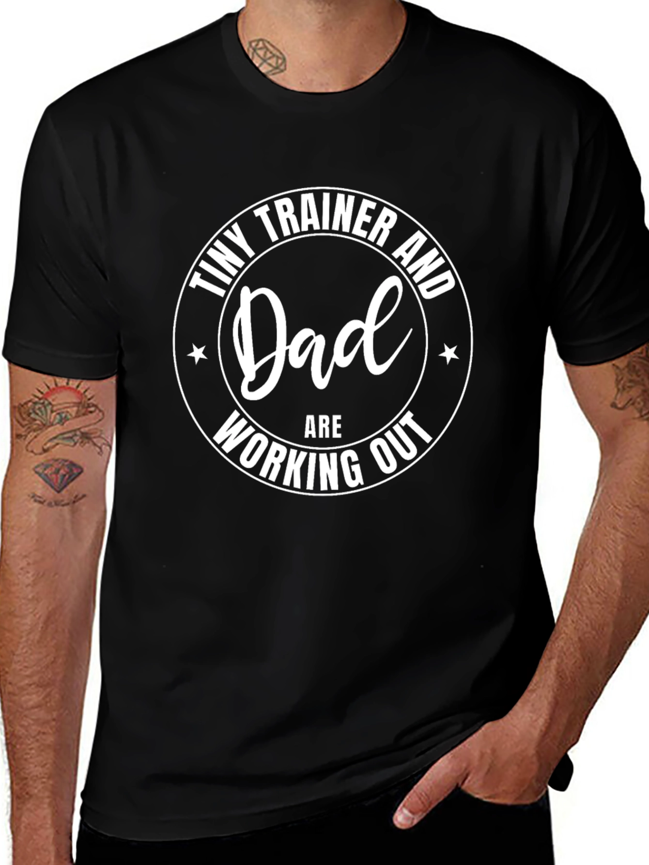 Dad and Tiny Trainer T-Shirt