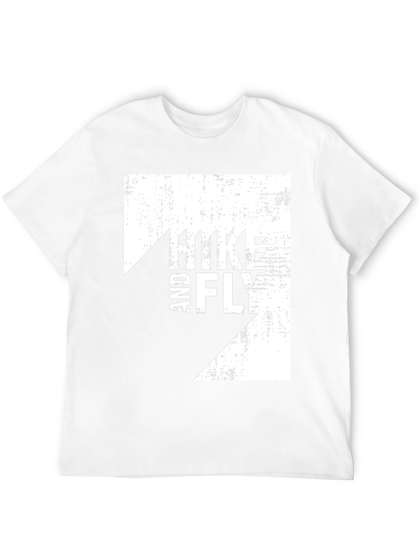 Hike and Fly Graphic Tee - Black Cotton T-Shirt