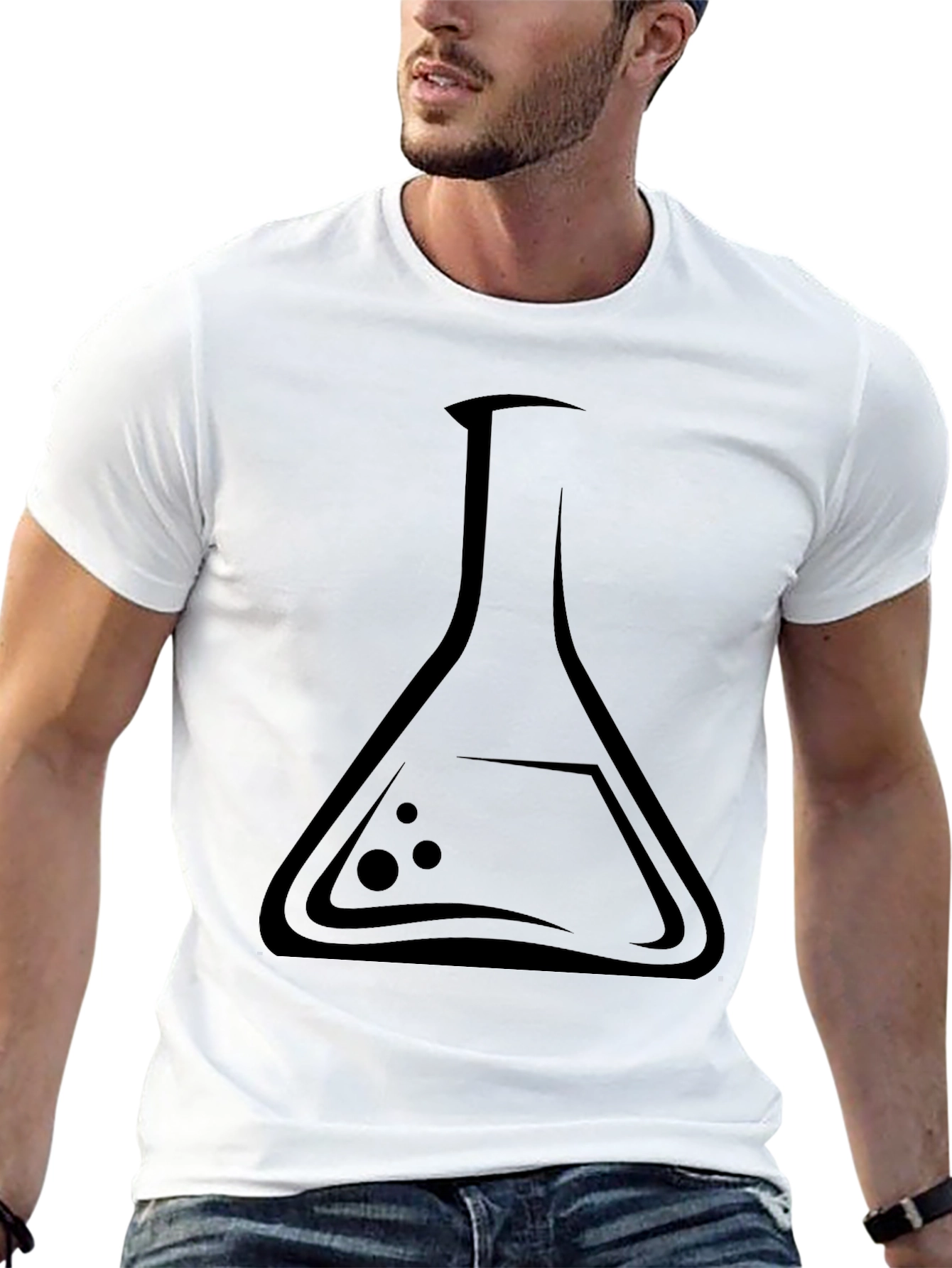 Science Beaker Graphic Tee - Cool Experiment Design