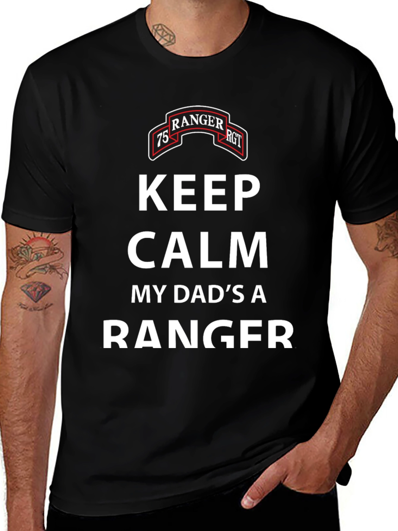Keep Calm My Dads A Ranger T-Shirt