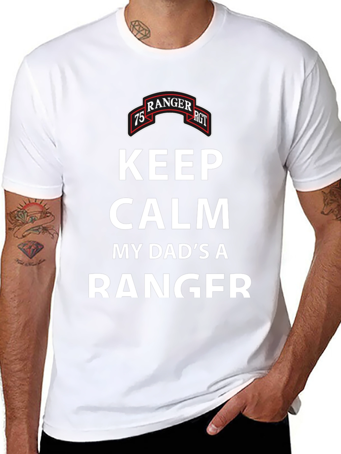 Keep Calm My Dads A Ranger T-Shirt