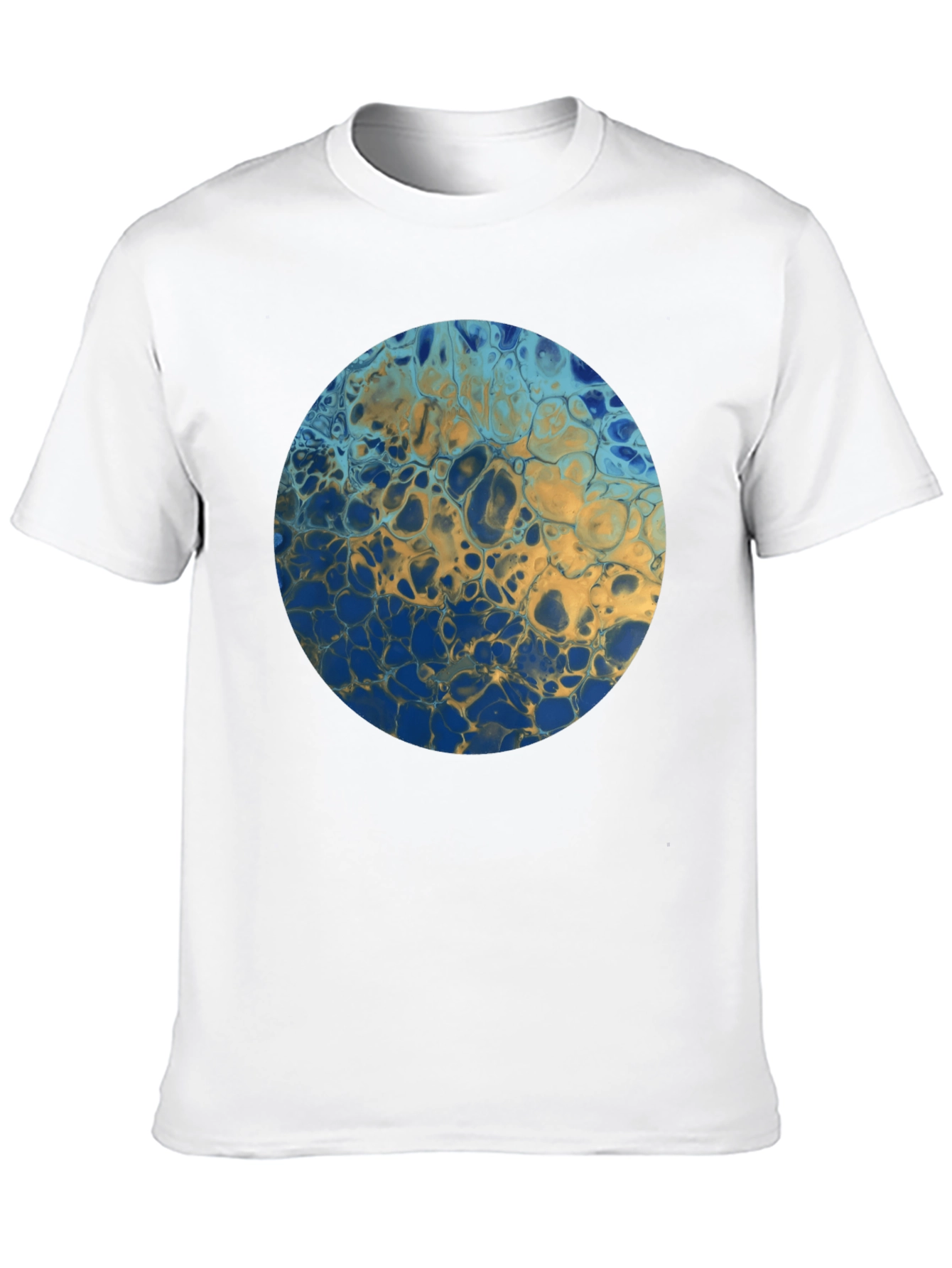 Abstract Swirl Circle Graphic Tee