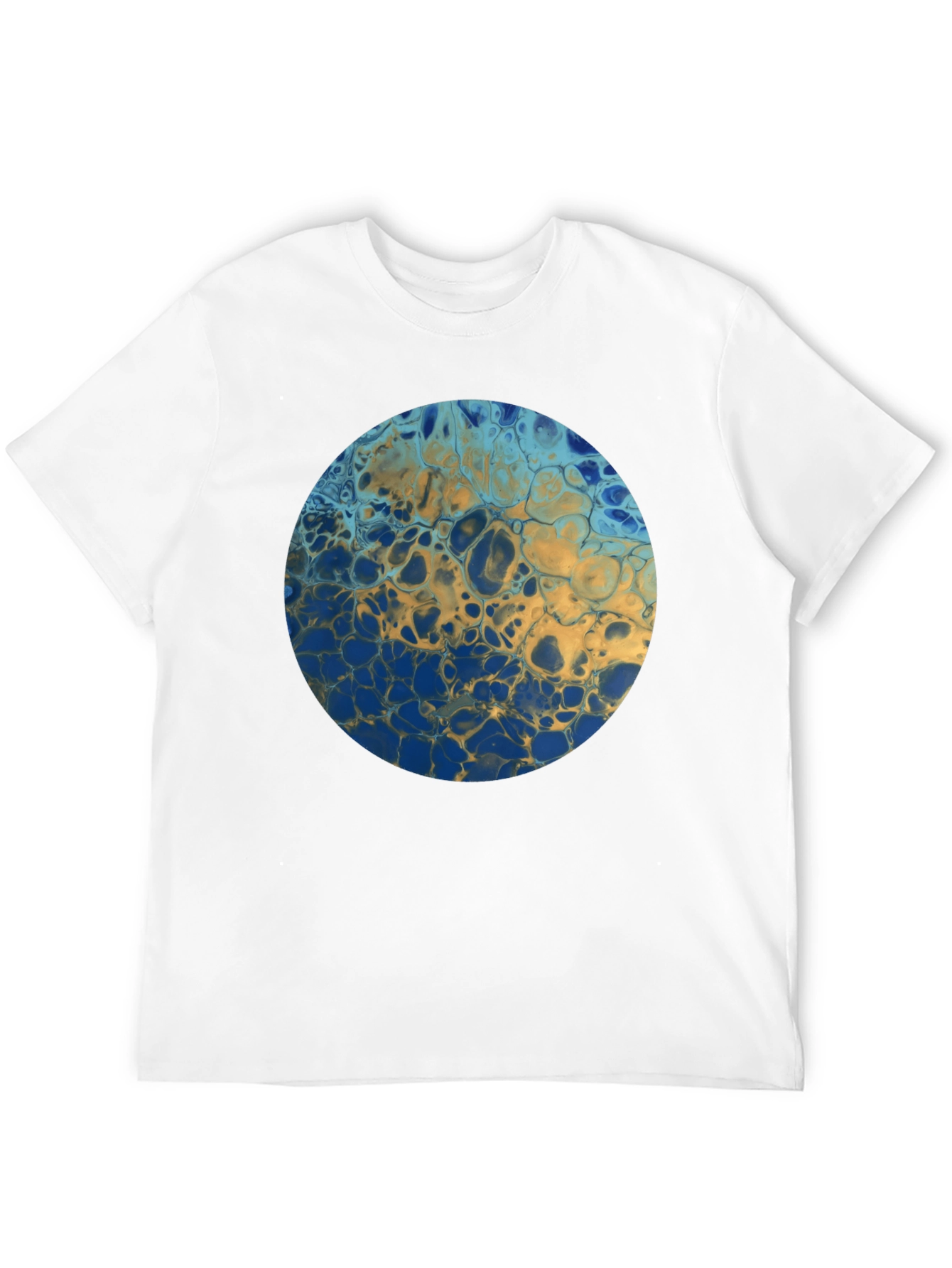 Abstract Swirl Circle Graphic Tee