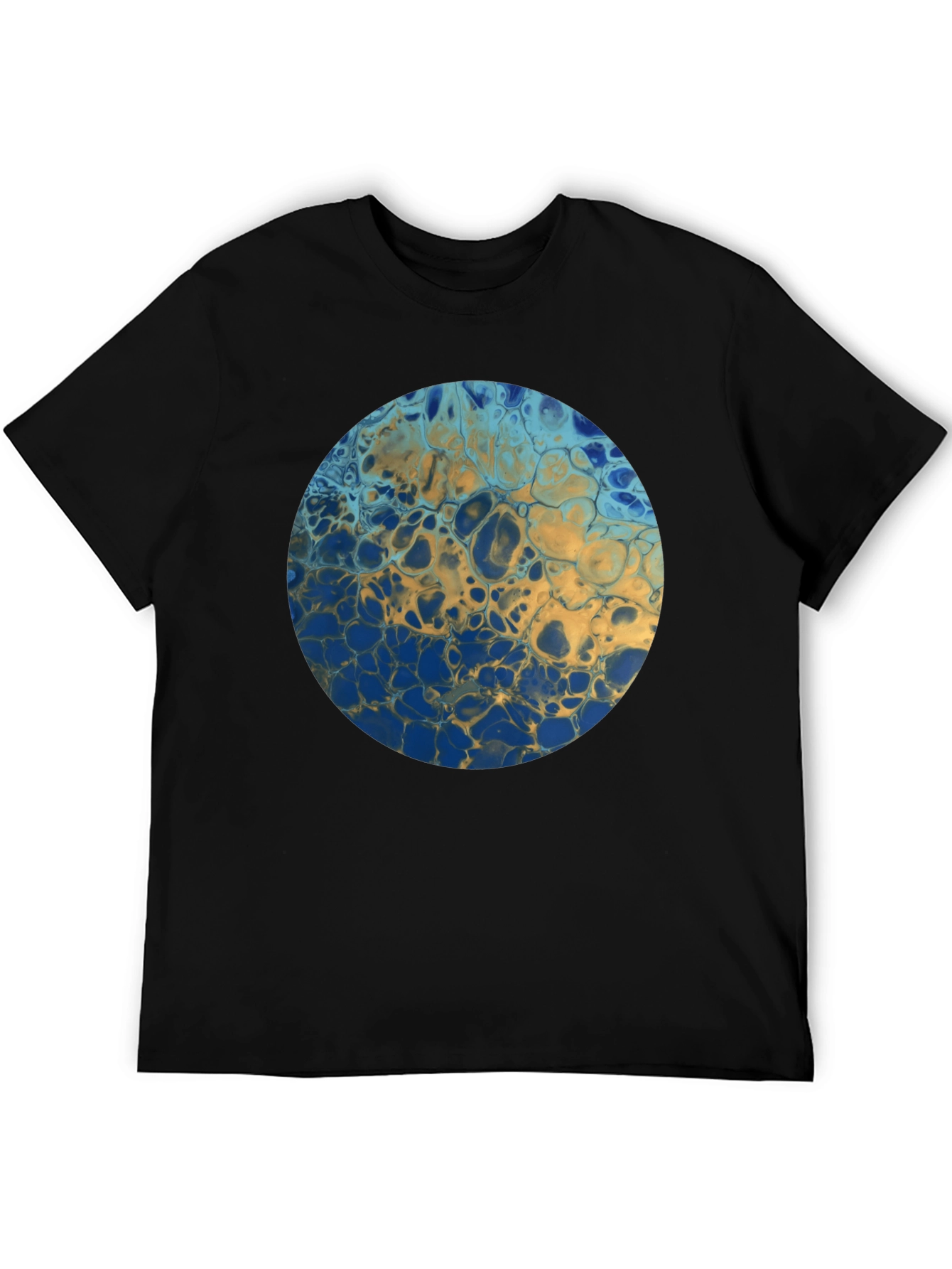 Abstract Swirl Circle Graphic Tee