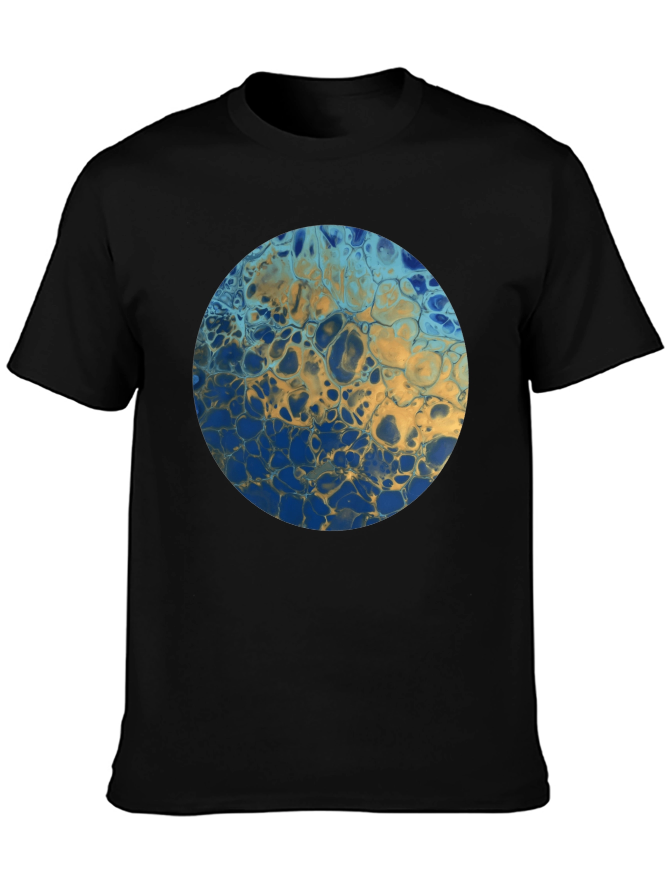 Abstract Swirl Circle Graphic Tee