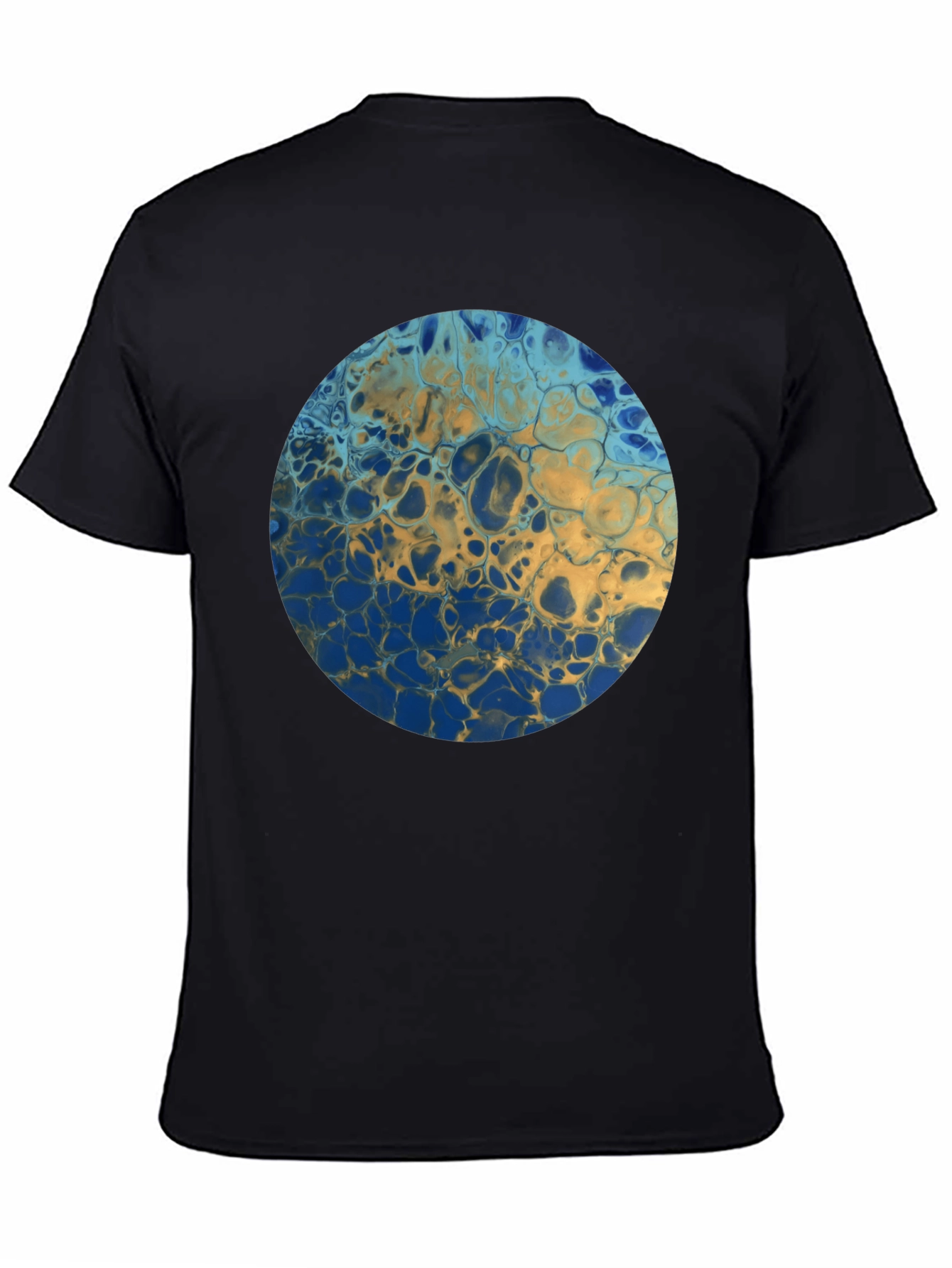 Abstract Swirl Circle Graphic Tee