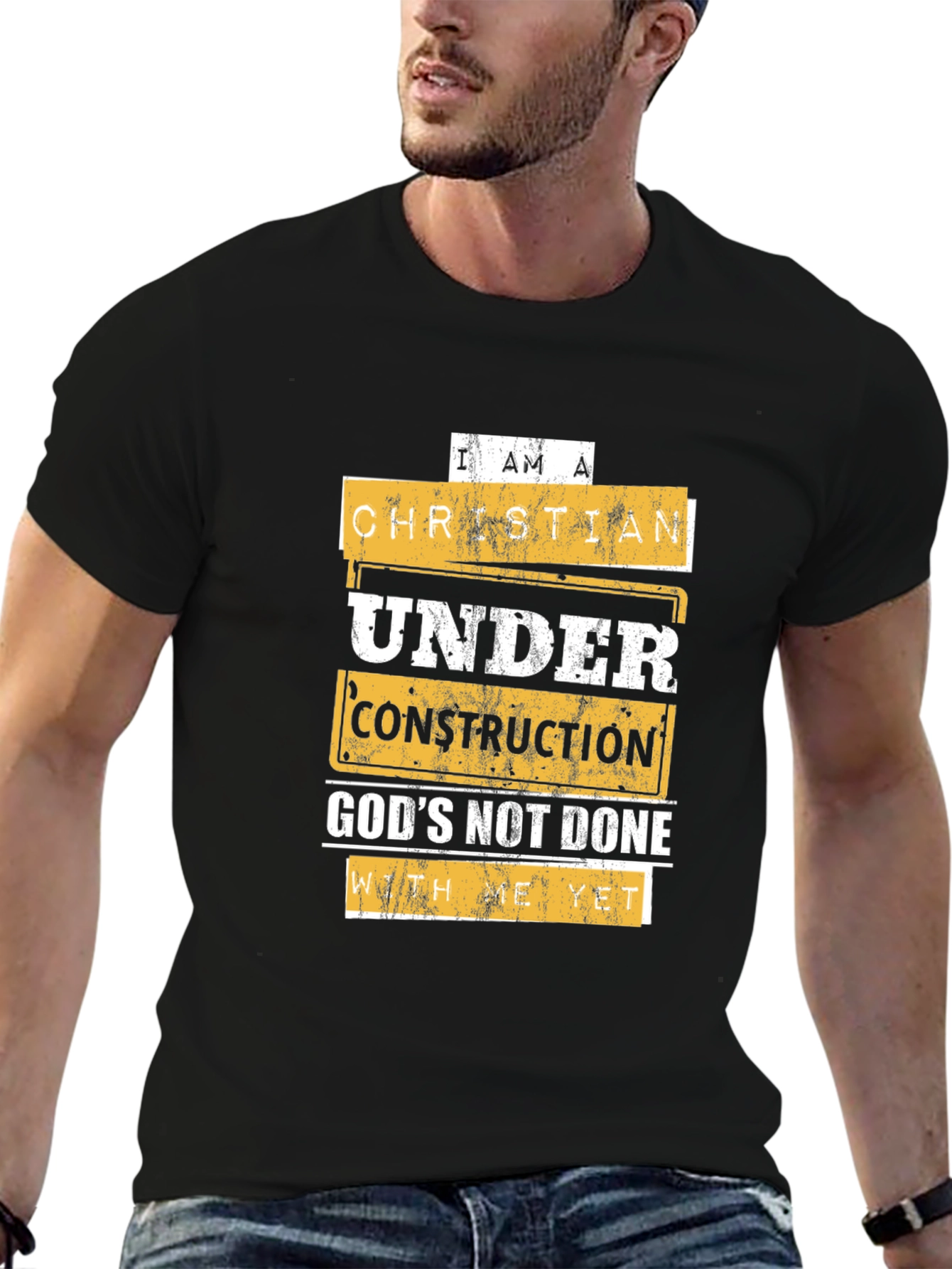 Christian Under Construction Graphic Tee