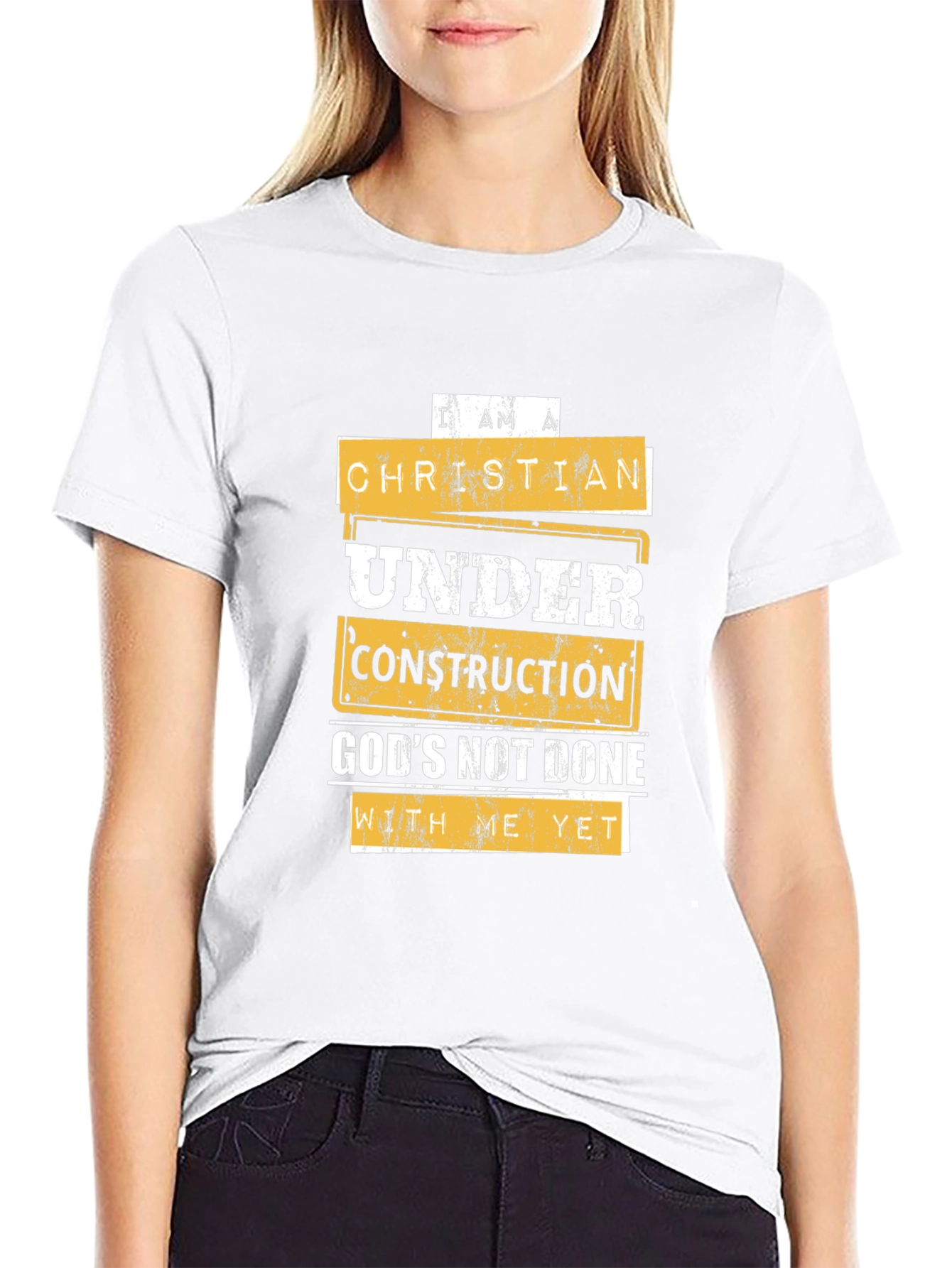Christian Under Construction Graphic Tee