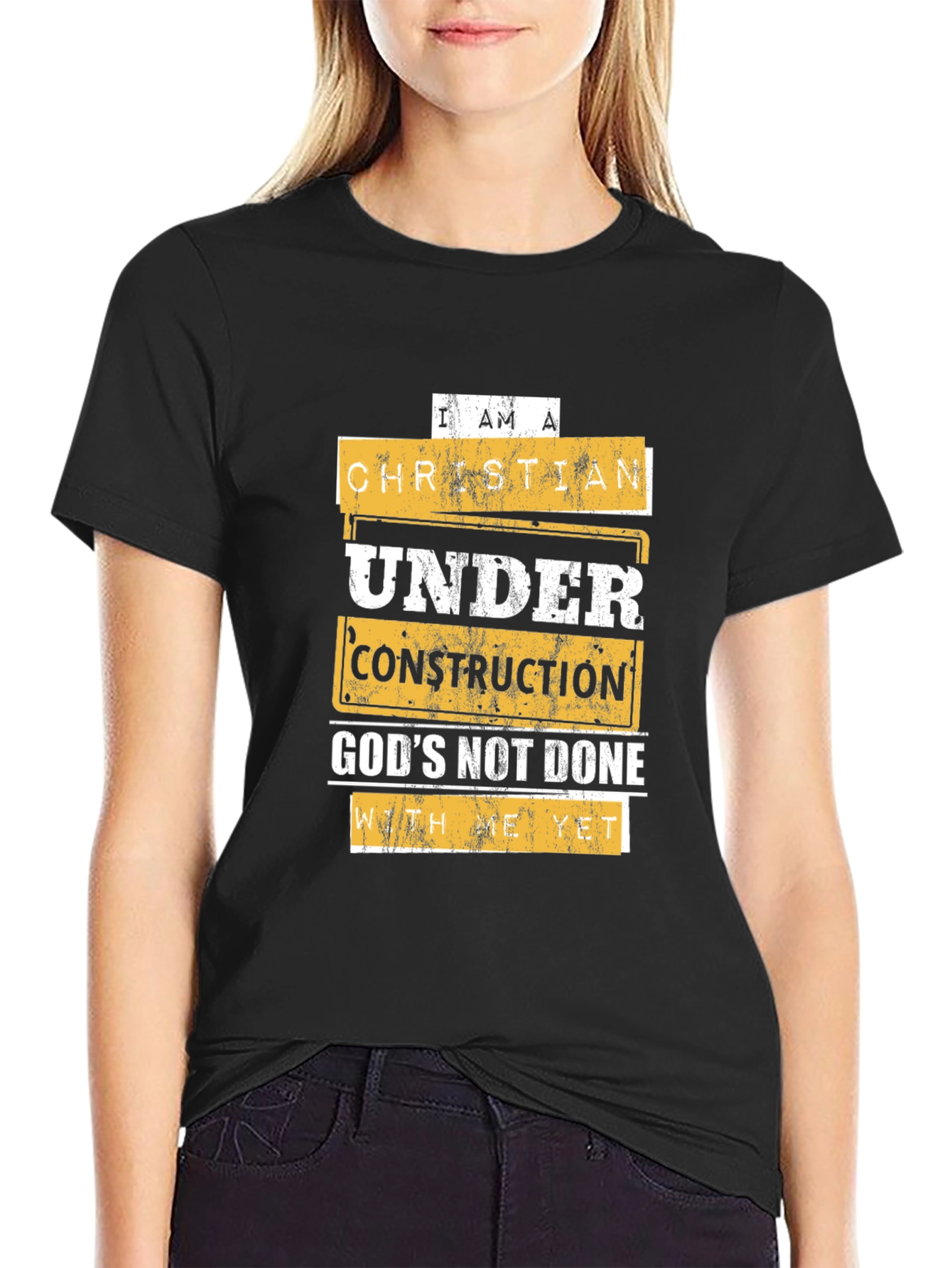 Christian Under Construction Graphic Tee