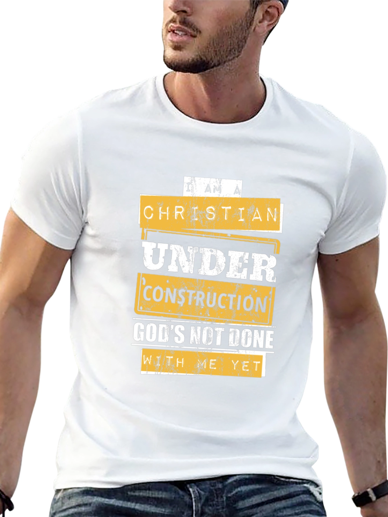 Christian Under Construction Graphic Tee