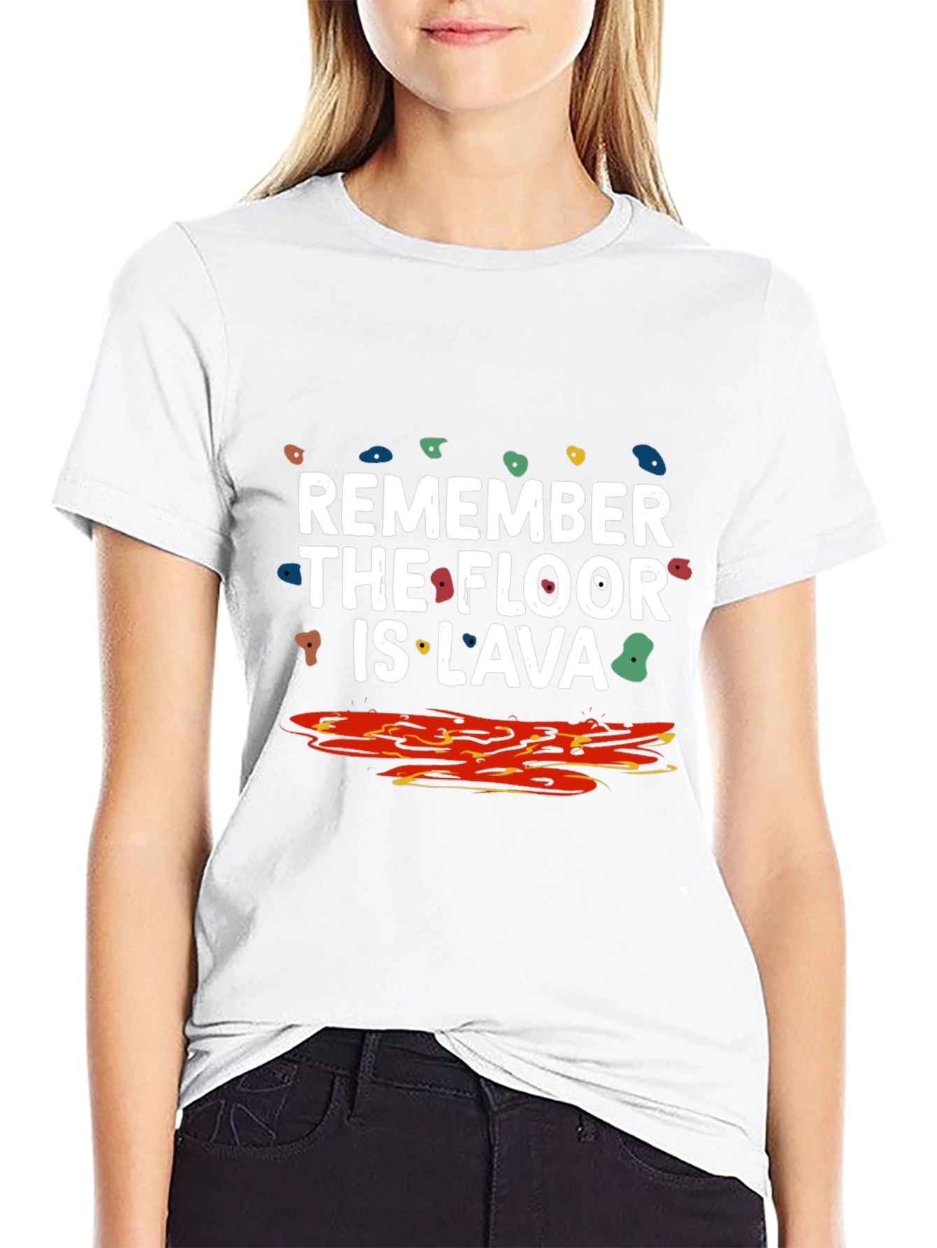 Remember the Floor Is Lava Climbing T-Shirt
