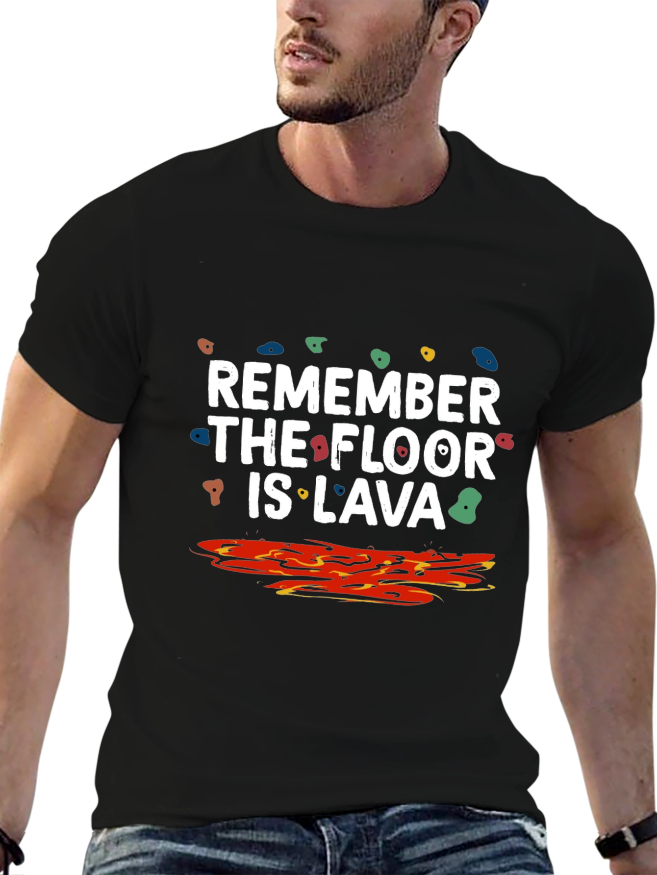 Remember the Floor Is Lava Climbing T-Shirt