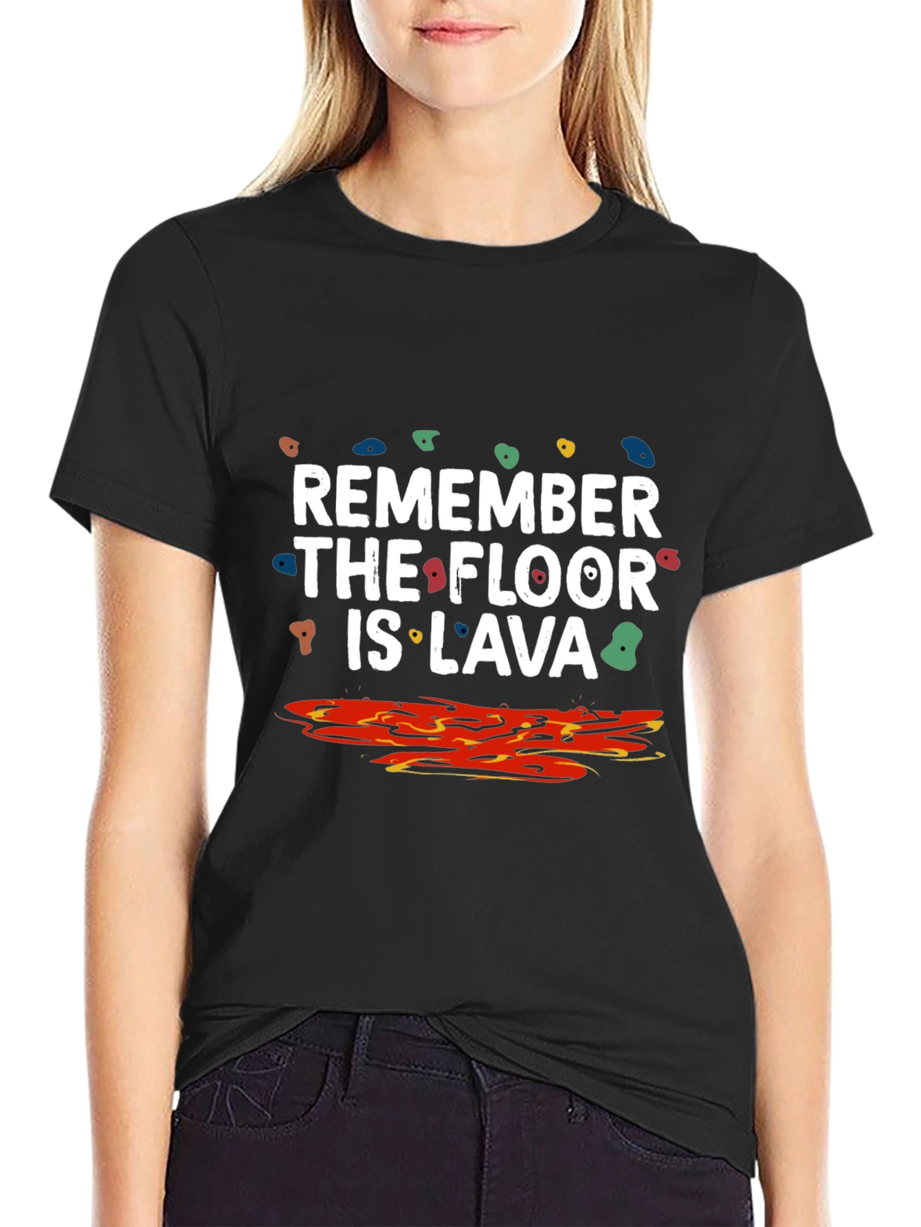 Remember the Floor Is Lava Climbing T-Shirt