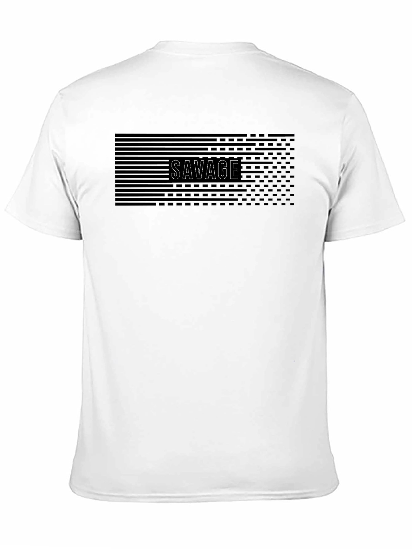 Savage Graphic Print Mens Black T-Shirt