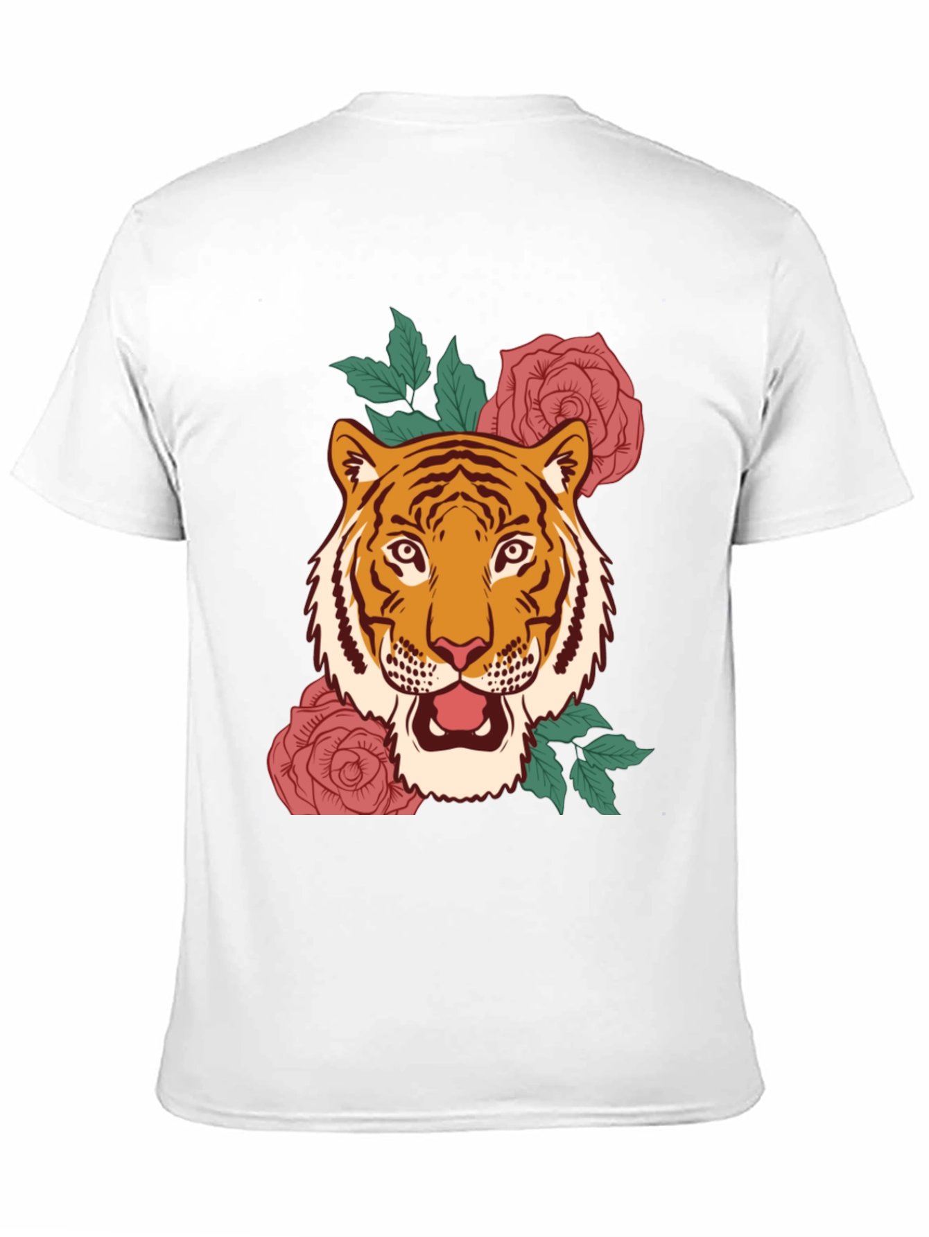 Tiger & Roses Graphic Tee