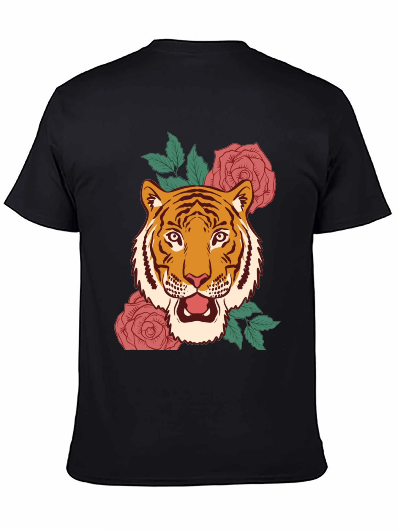Tiger & Roses Graphic Tee