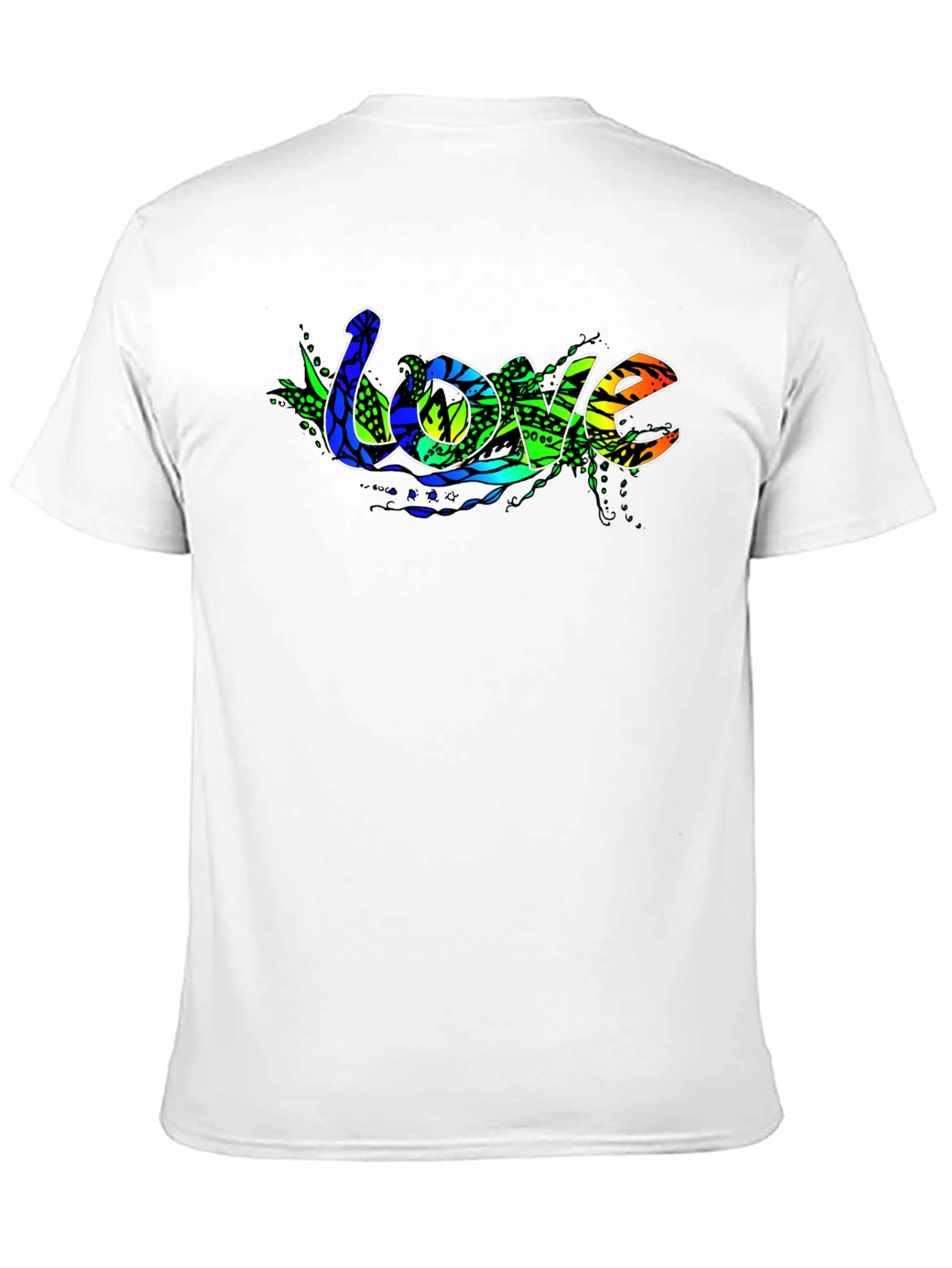 Love Graphic Print T-Shirt - Black
