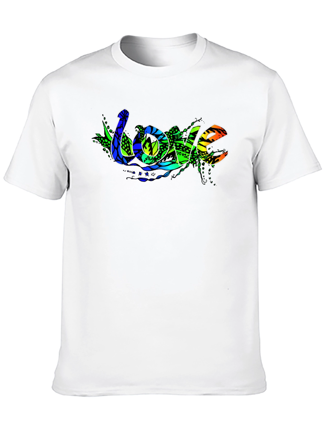 Love Graphic Print T-Shirt - Black