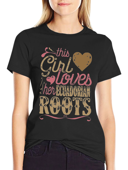 Ecuadorian Roots Girl T-Shirt