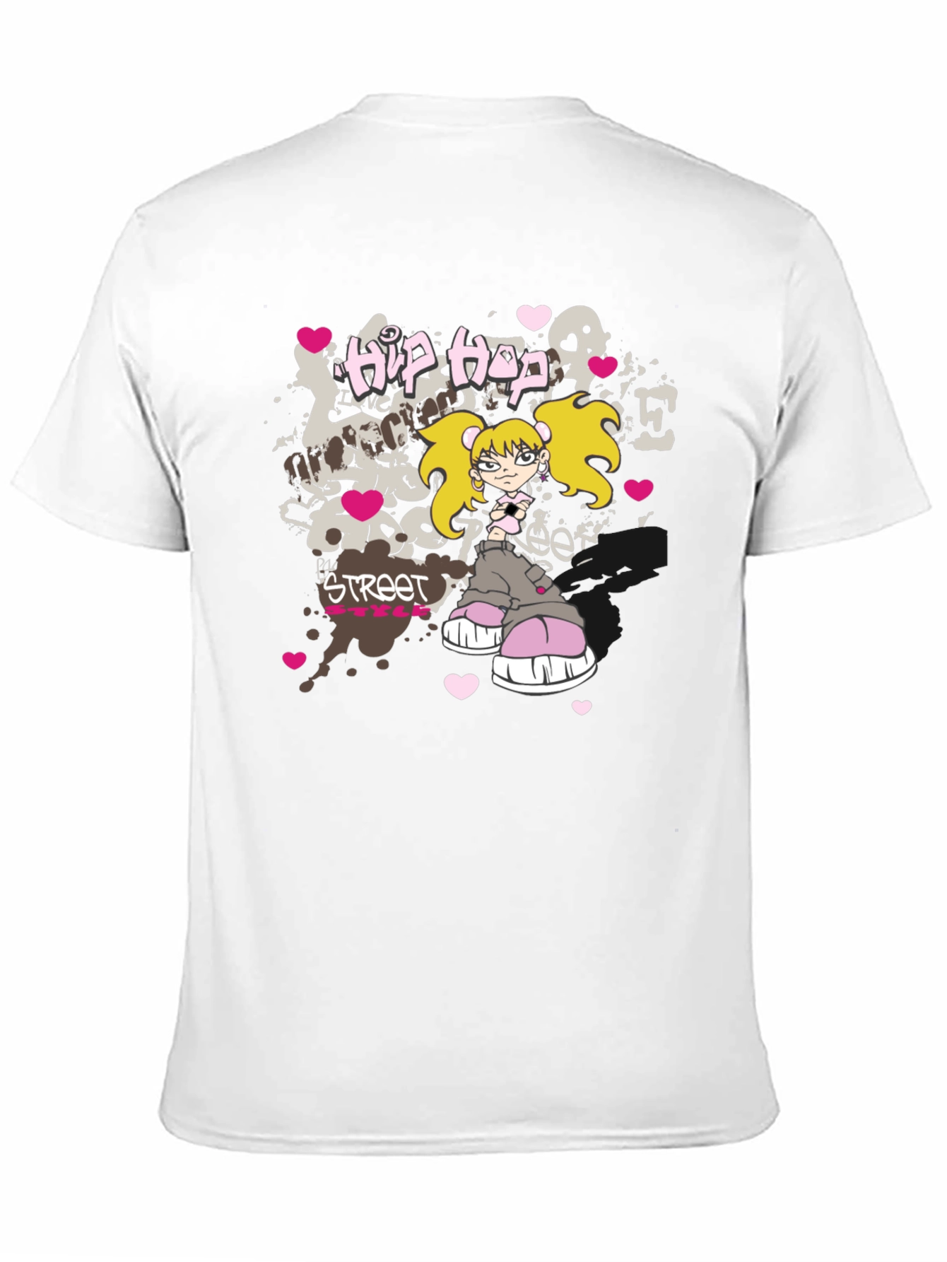 Hip Hop Street Style Black T-Shirt