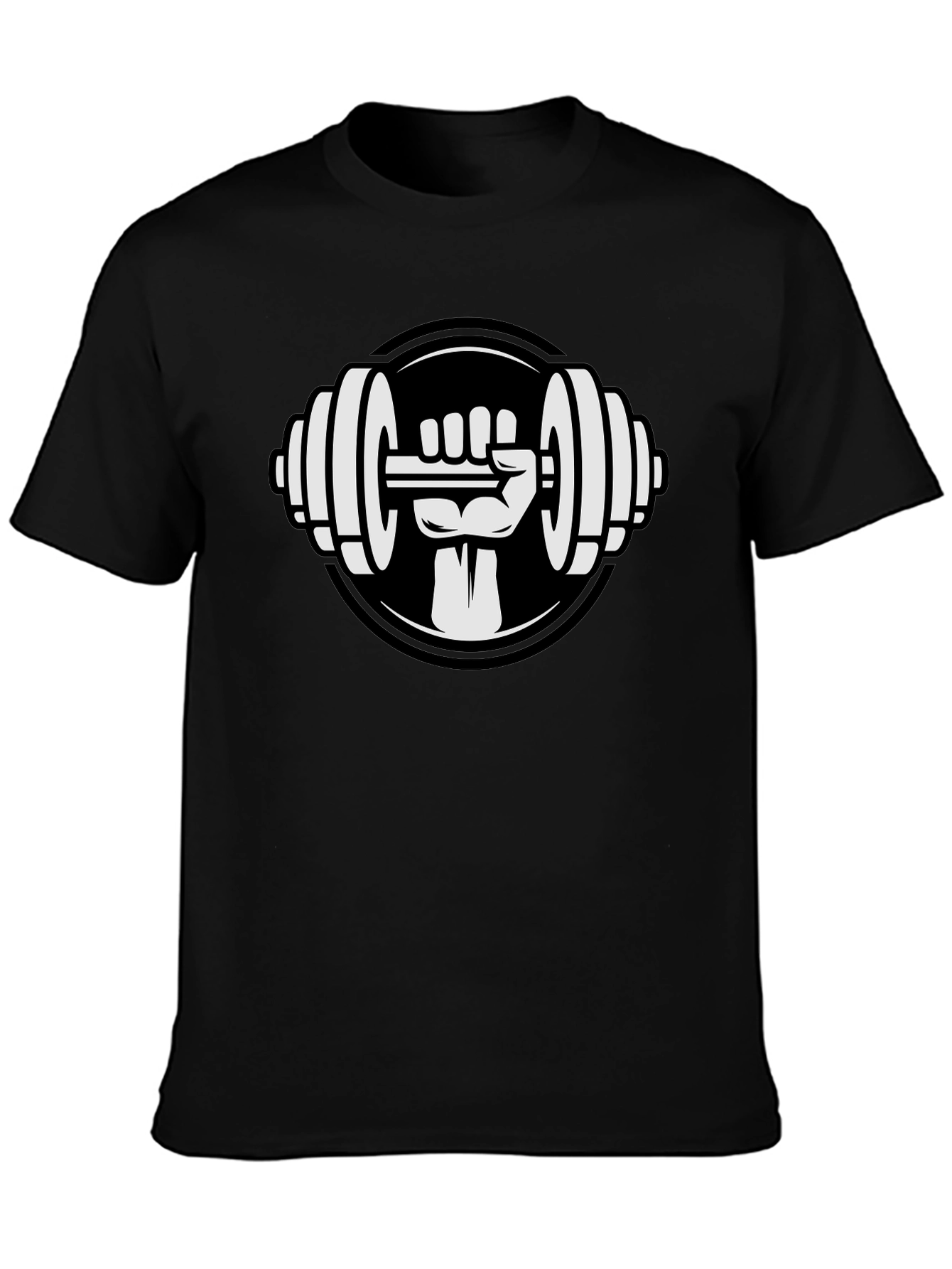 Weightlifting Hand T-Shirt - Black Graphic Tee