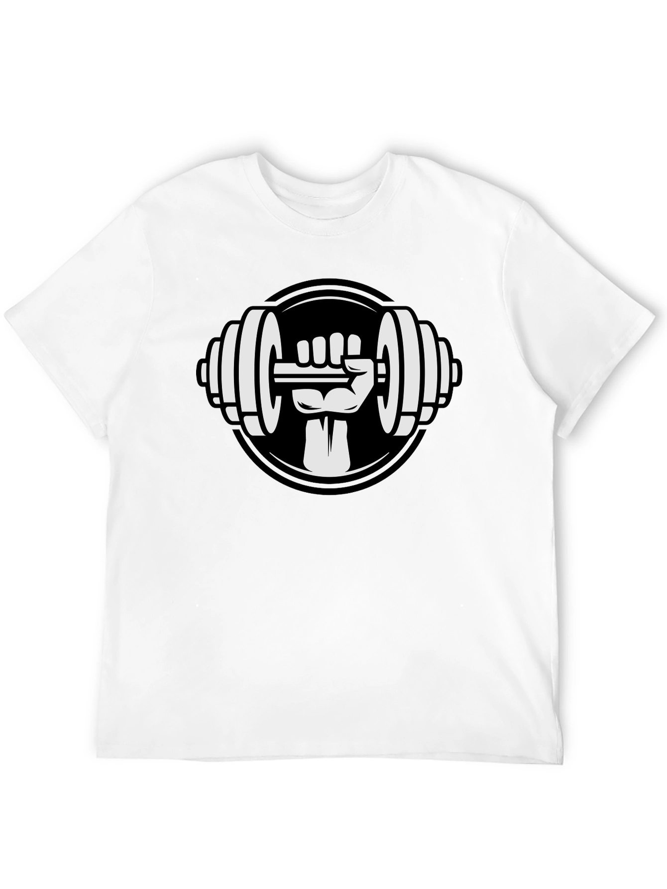 Weightlifting Hand T-Shirt - Black Graphic Tee