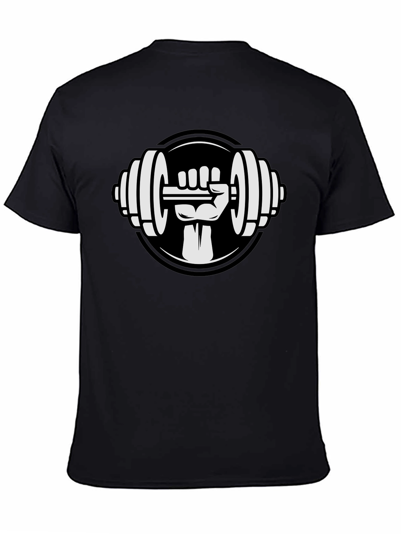 Weightlifting Hand T-Shirt - Black Graphic Tee