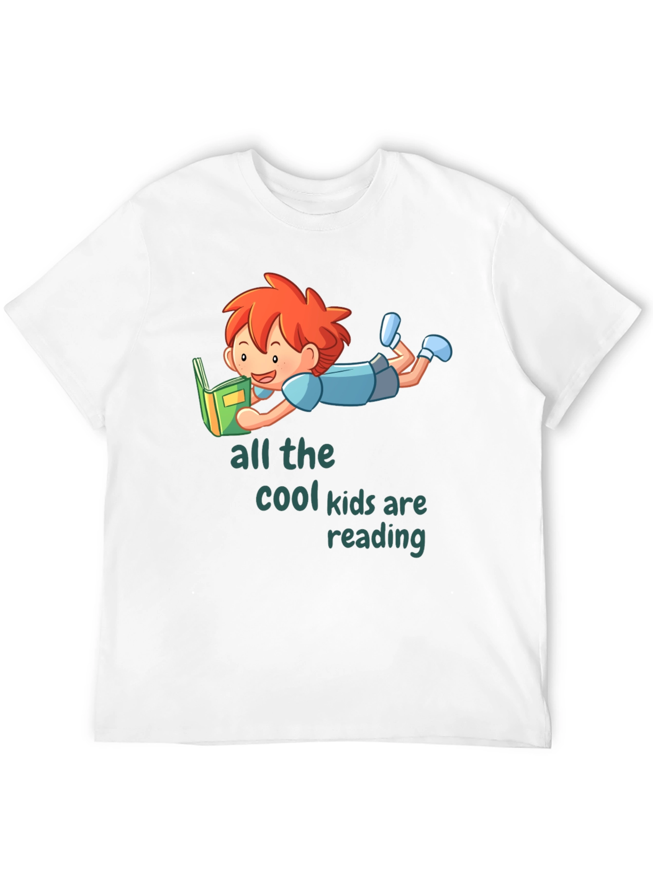 Cool Kids Reading Graphic T-Shirt