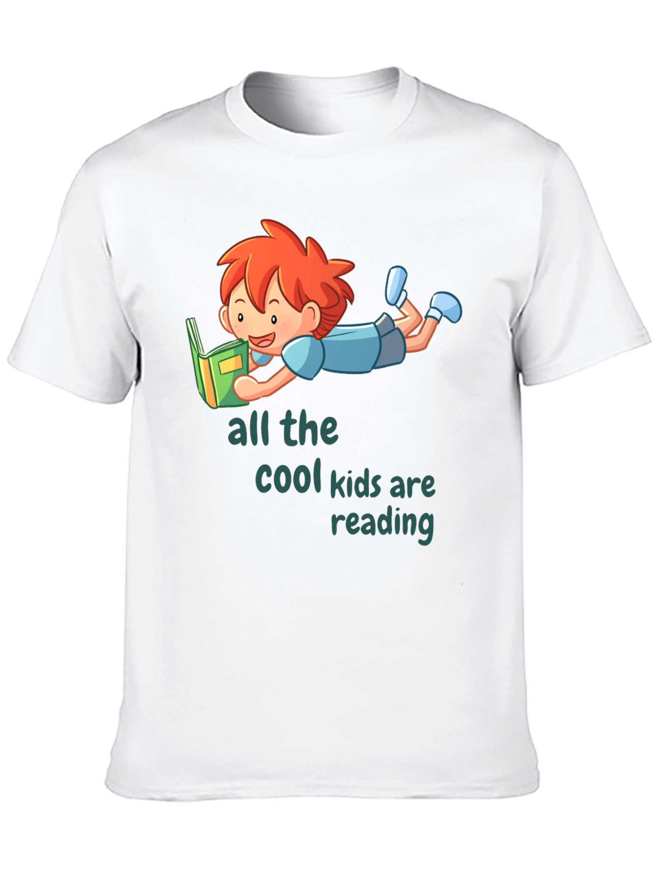 Cool Kids Reading Graphic T-Shirt