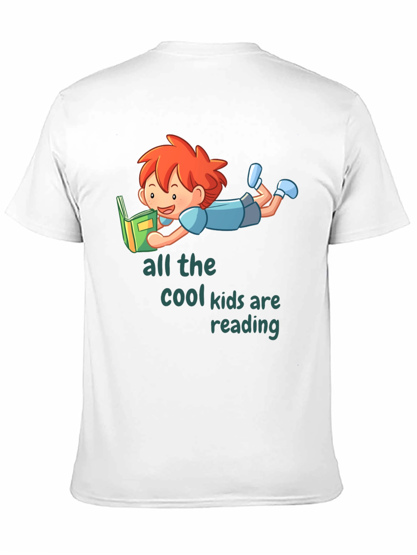 Cool Kids Reading Graphic T-Shirt