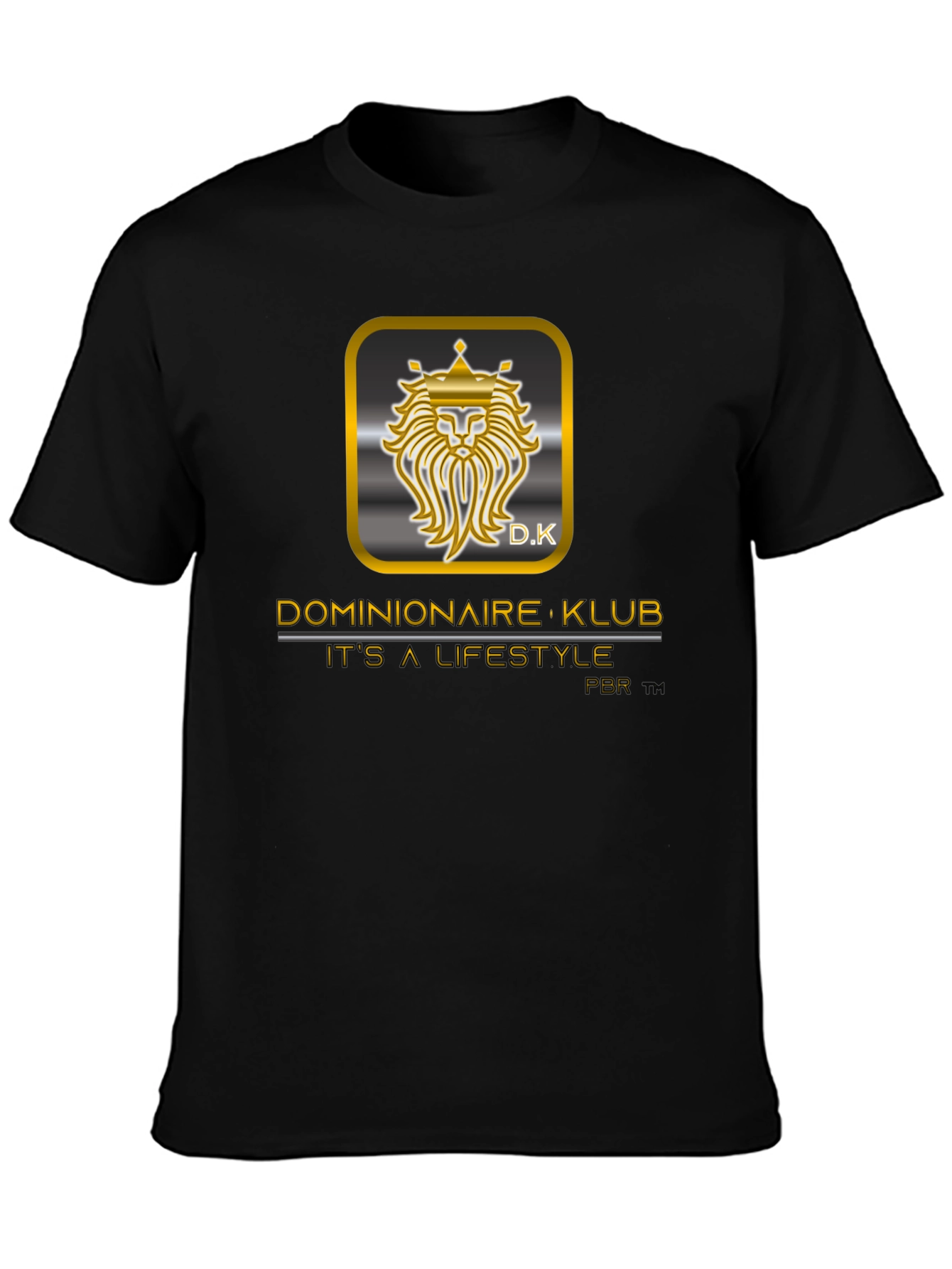 Dominionaire Klub Lifestyle Black Tee