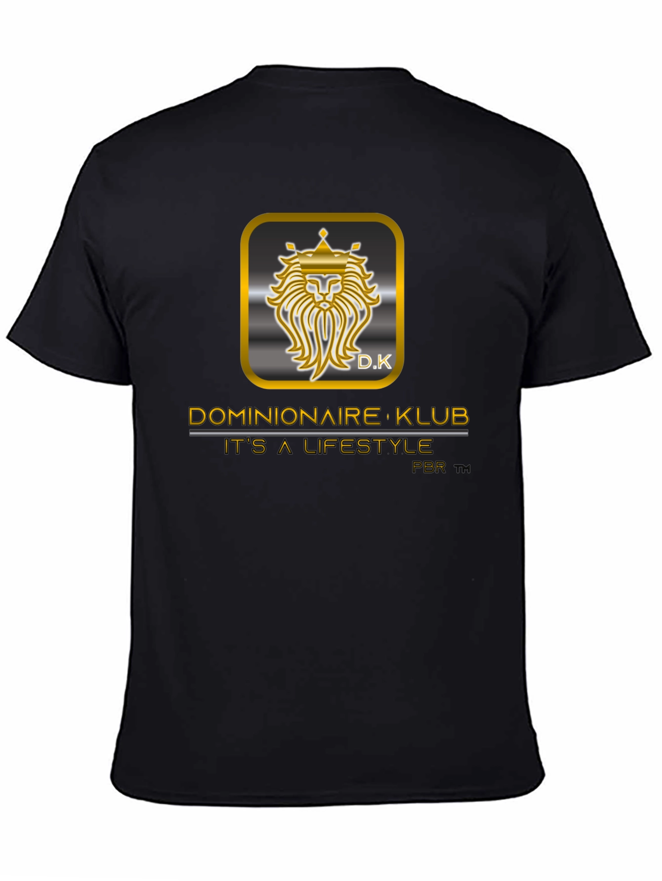 Dominionaire Klub Lifestyle Black Tee