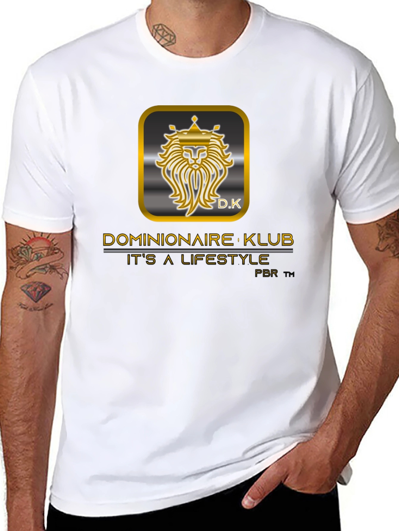Dominionaire Klub Lifestyle Black Tee