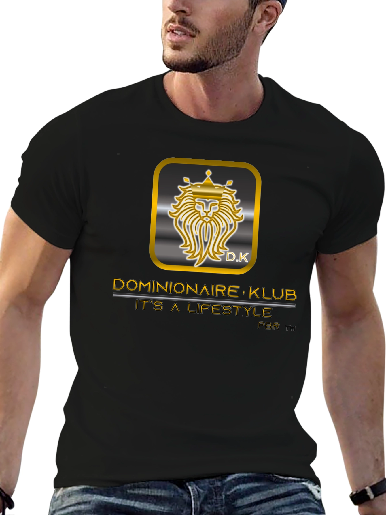Dominionaire Klub Lifestyle Black Tee