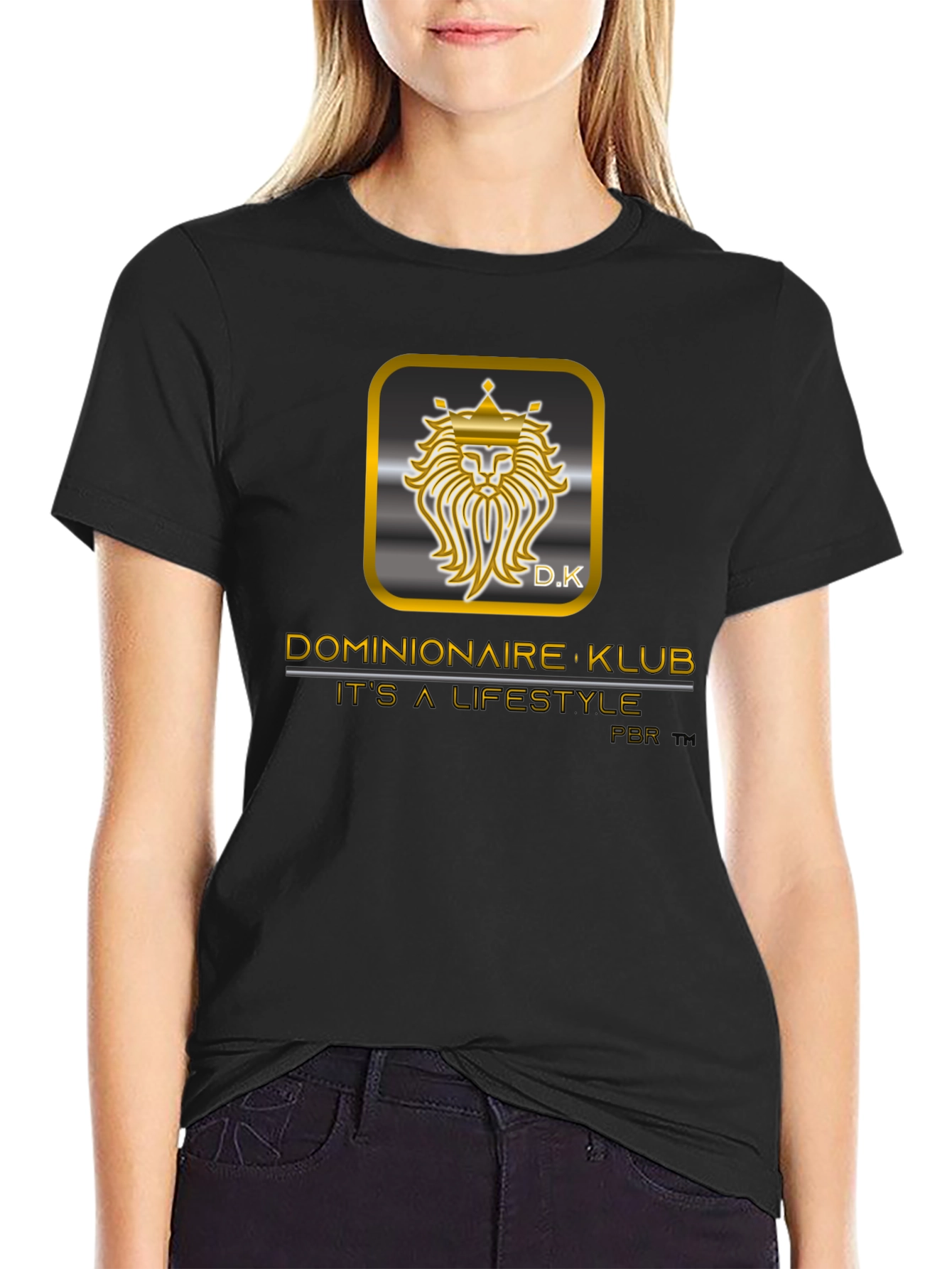 Dominionaire Klub Lifestyle Black Tee