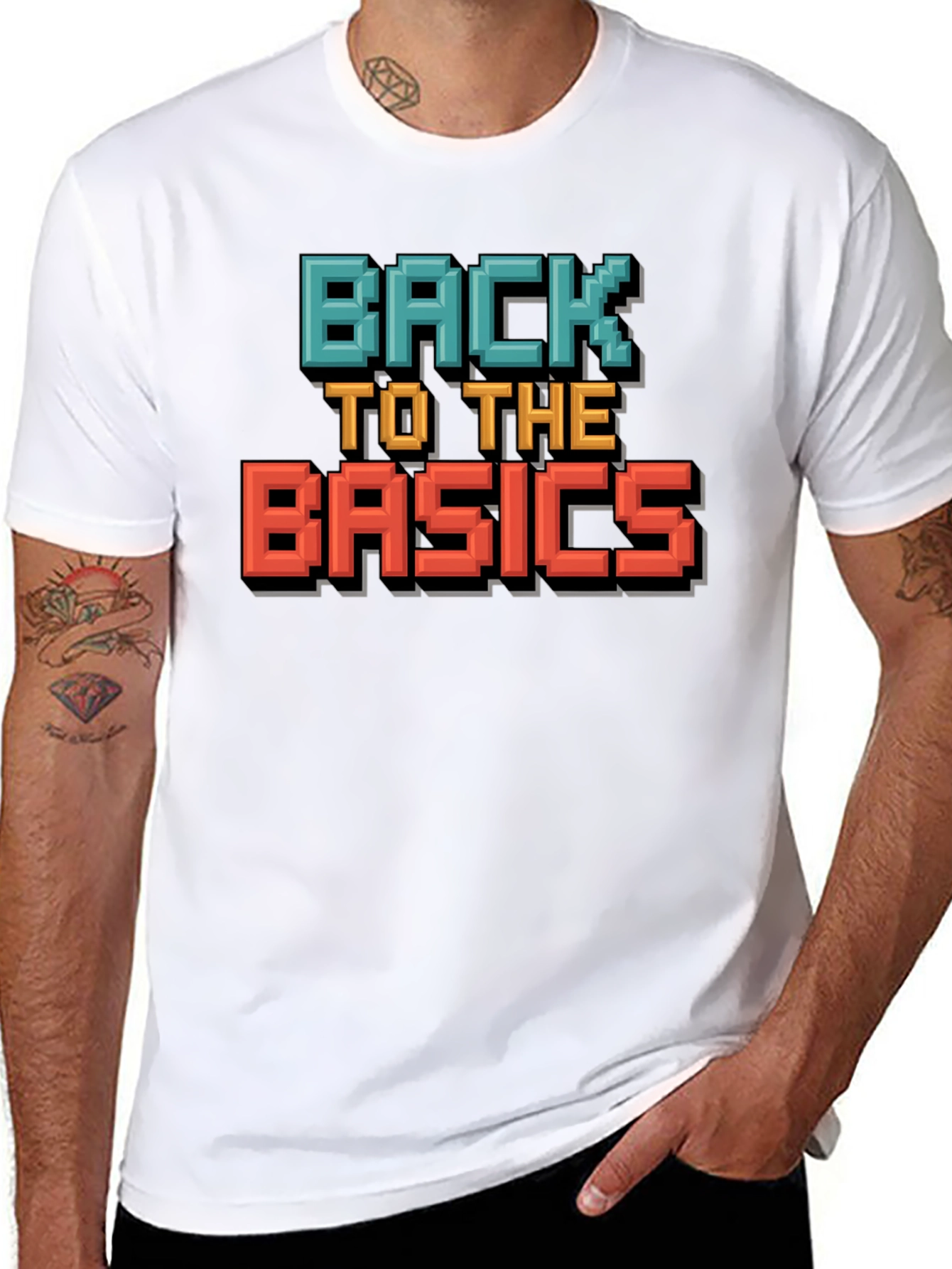 Back to the Basics Retro Graphic T-Shirt