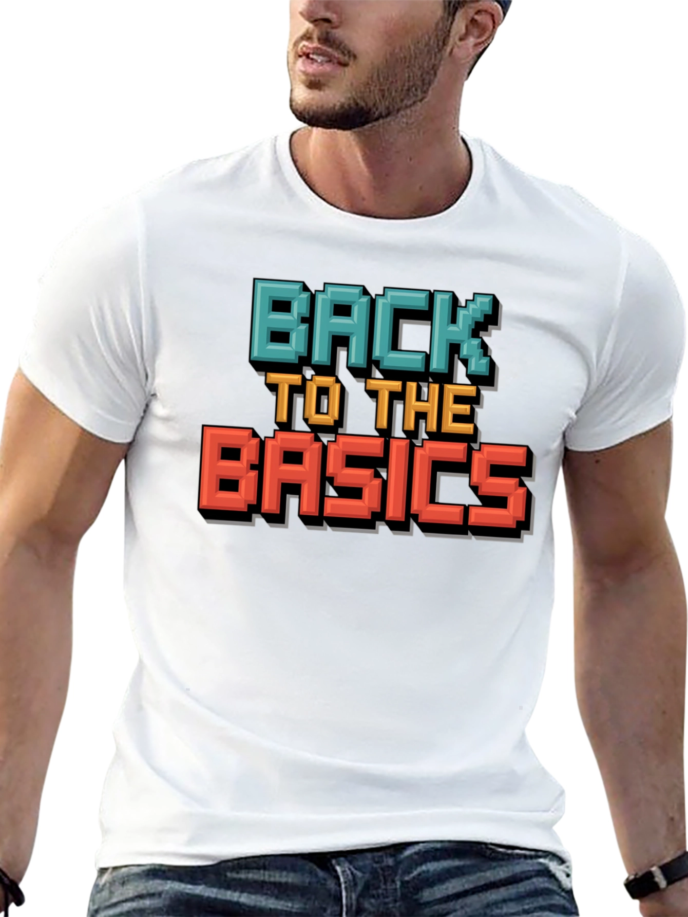 Back to the Basics Retro Graphic T-Shirt