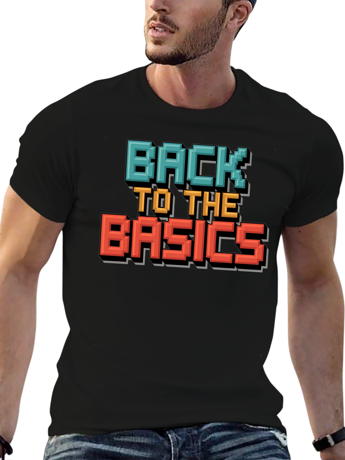 Back to the Basics Retro Graphic T-Shirt