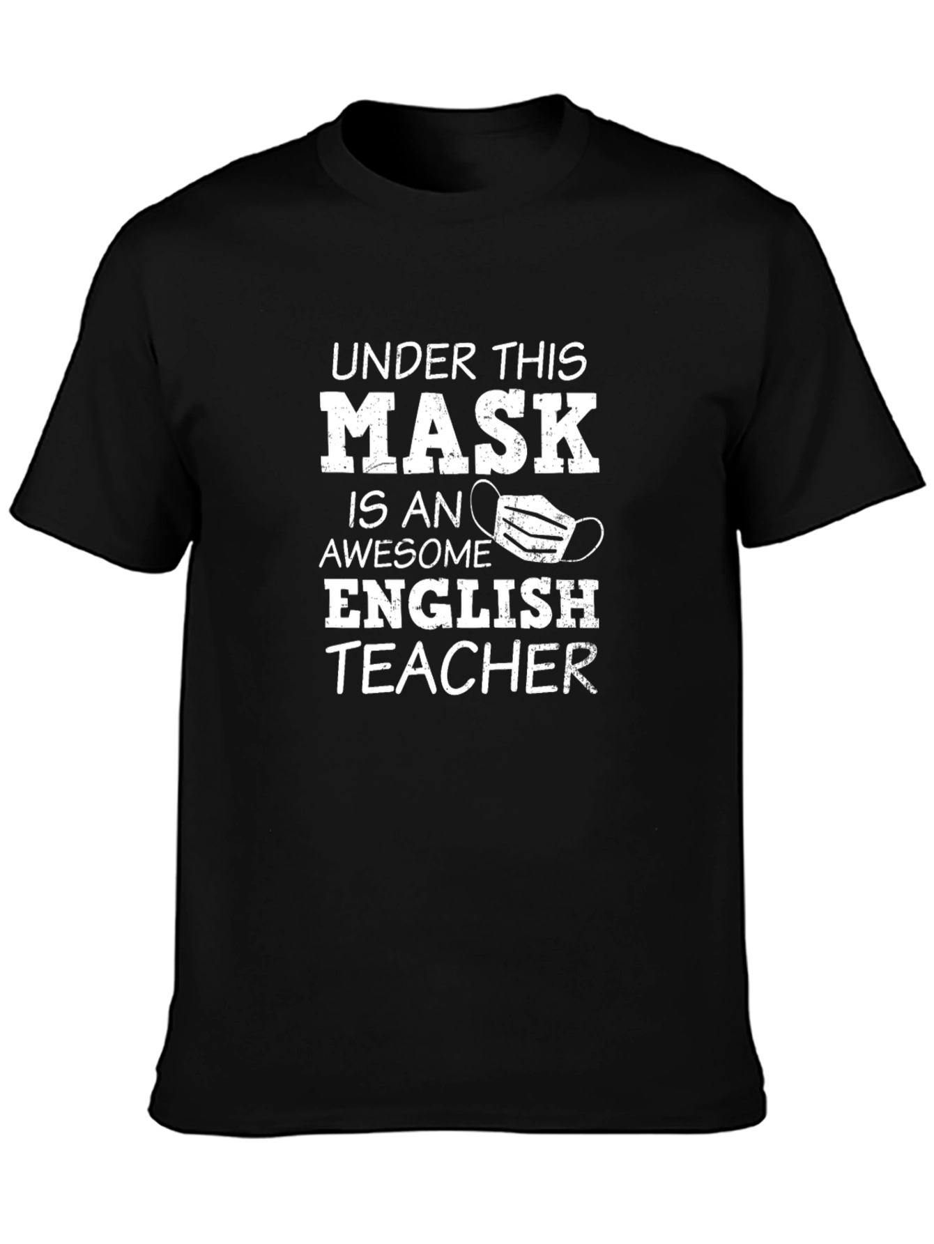 Awesome English Teacher Mask T-Shirt