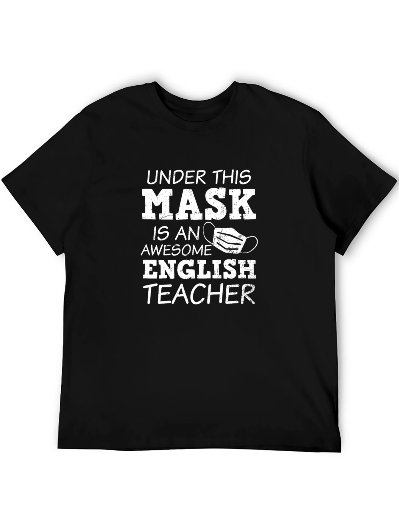 Awesome English Teacher Mask T-Shirt