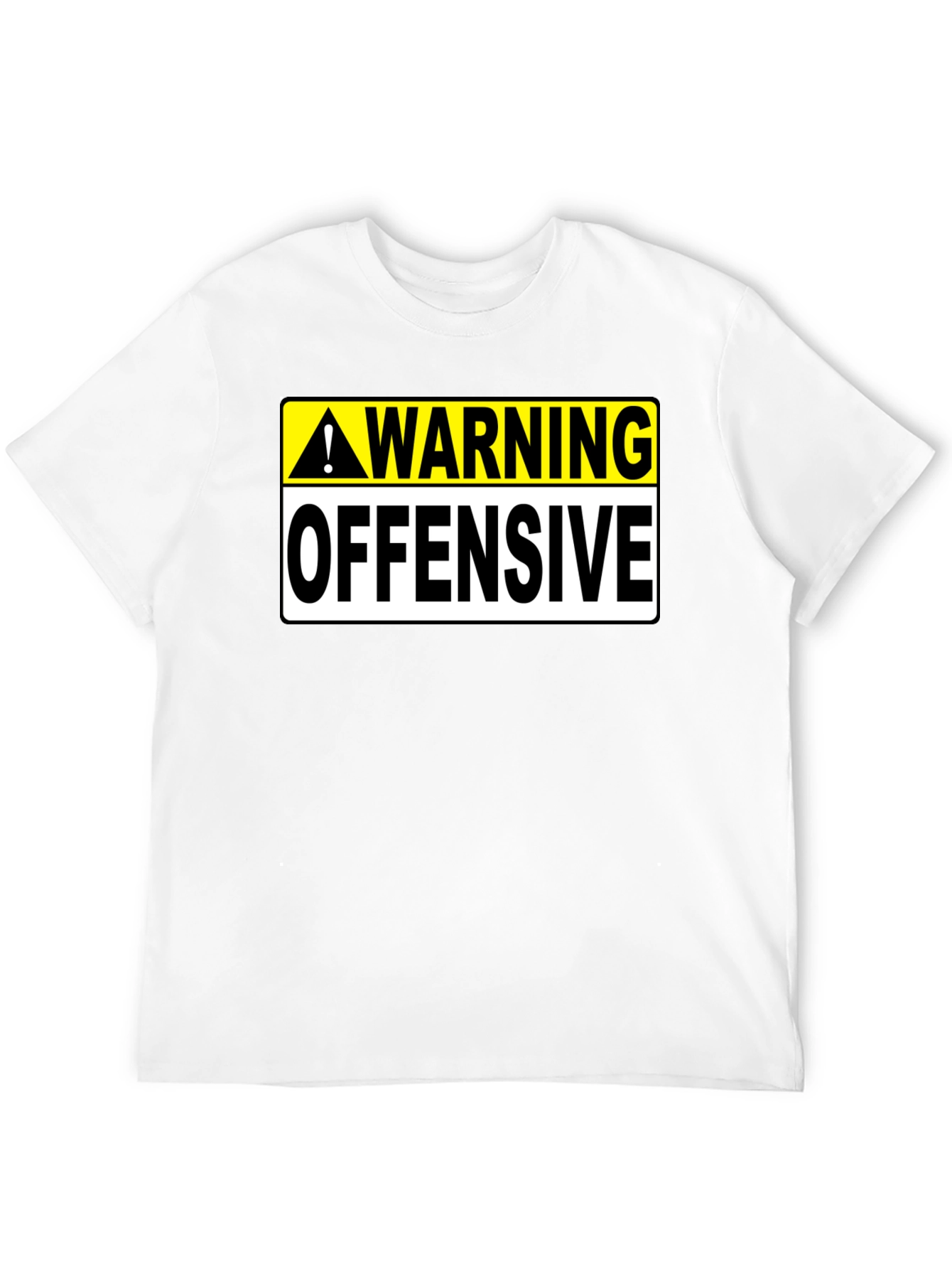 Warning Offensive Graphic T-Shirt