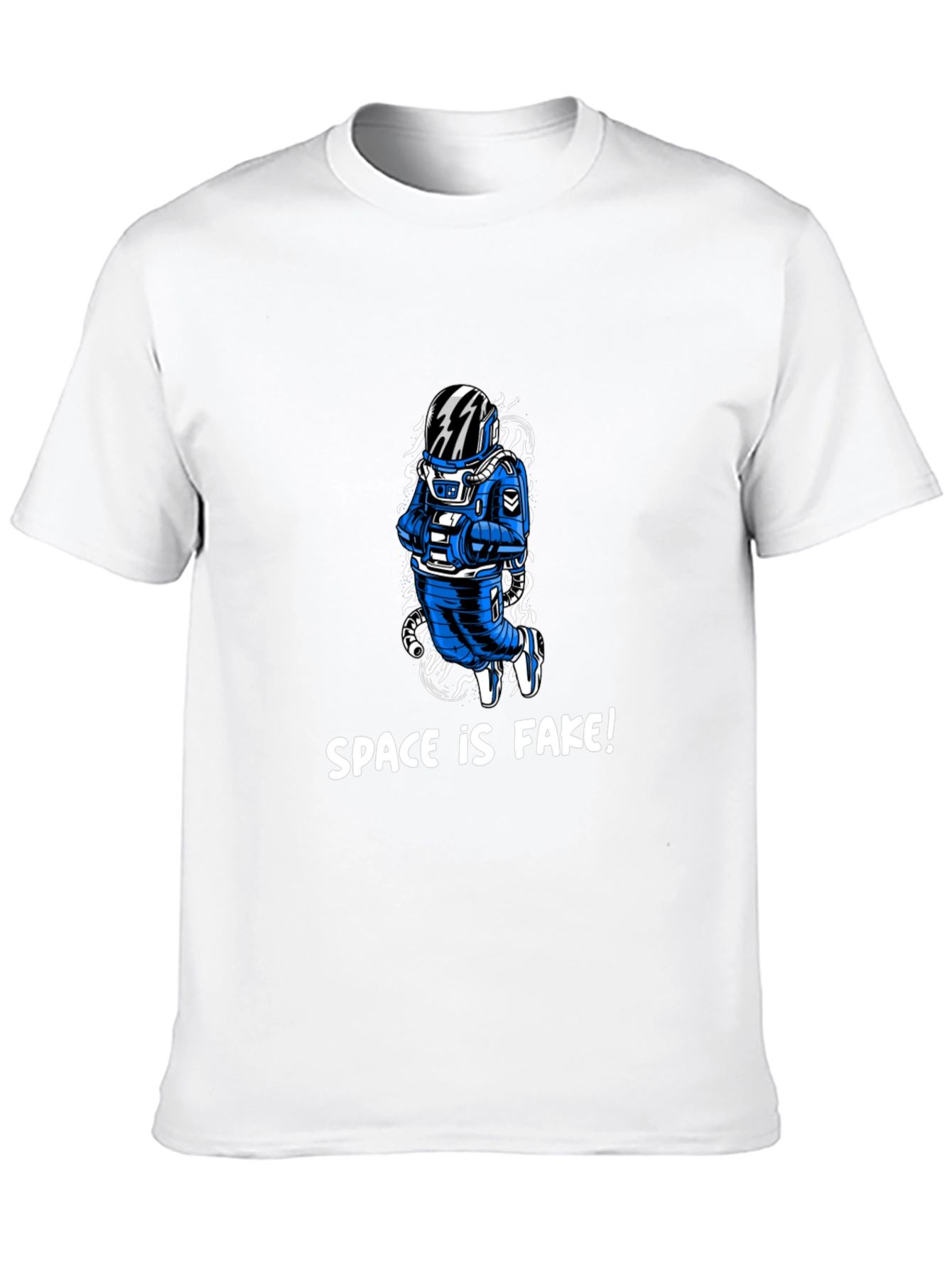 Space is Fake T-Shirt - Astronaut Design