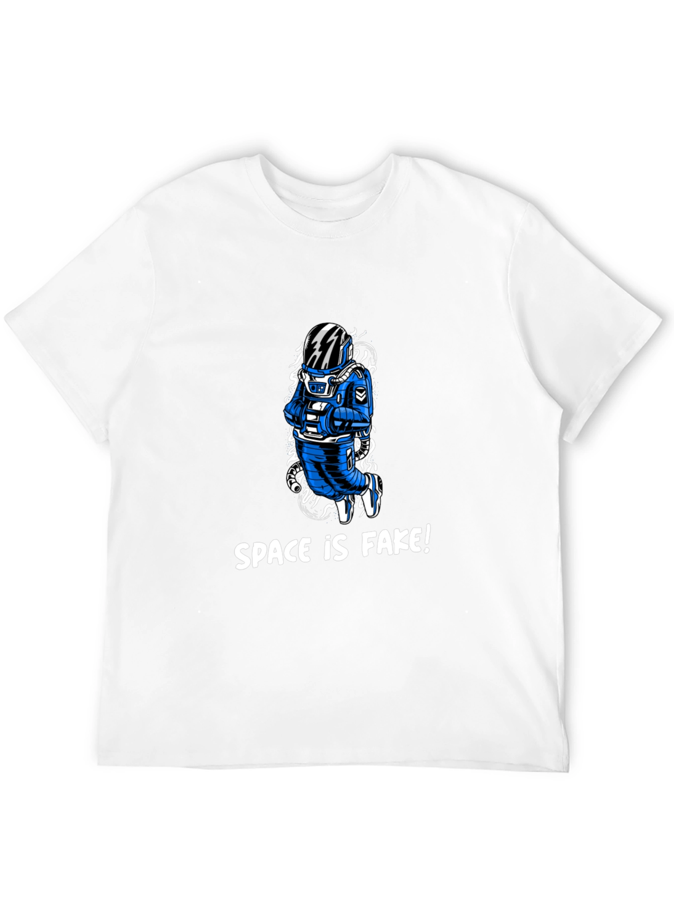 Space is Fake T-Shirt - Astronaut Design
